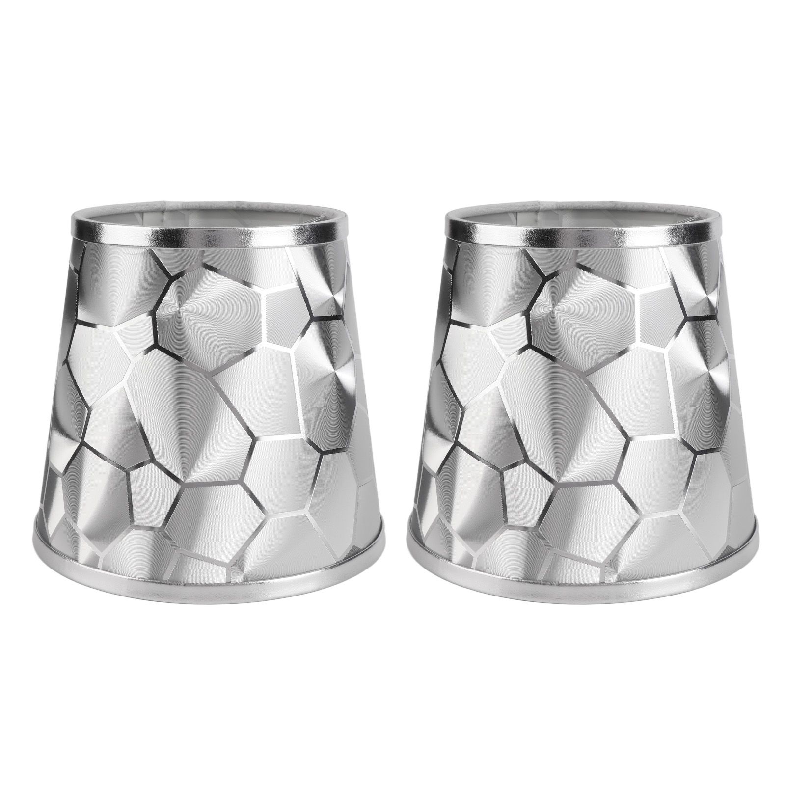2Pcs Dustproo E14 Bulb Lamp Holder Lampshade Modern Simple Style Table Lamp Shade view 4