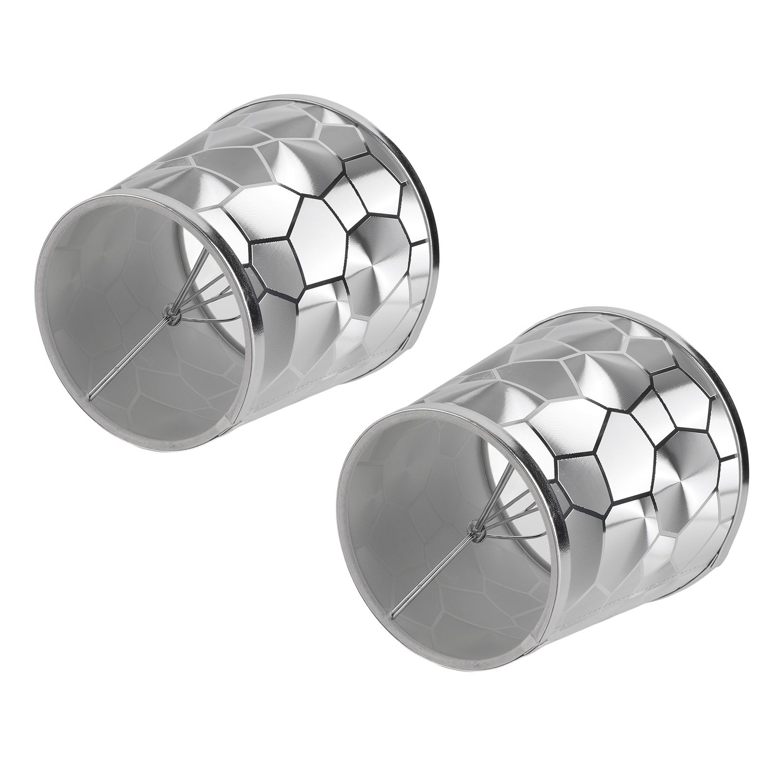 2Pcs Dustproo E14 Bulb Lamp Holder Lampshade Modern Simple Style Table Lamp Shade view 9