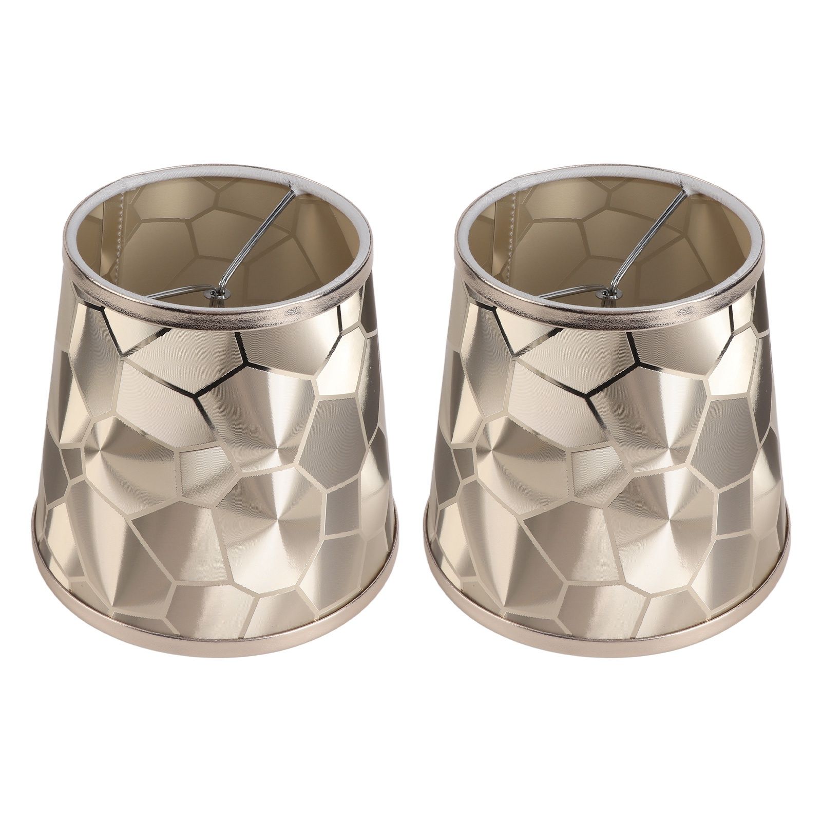 2PCS Drum Lamp Shade E14 PVC Modern Decorative Small Barrel Lampshade Cover