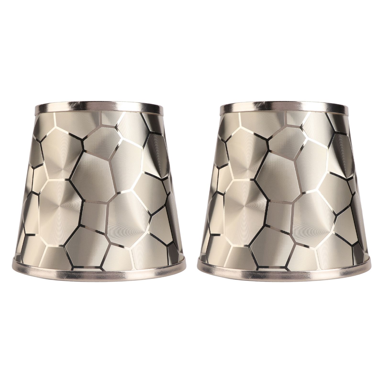 2PCS Drum Lamp Shade E14 PVC Modern Decorative Small Barrel Lampshade Cover view 3