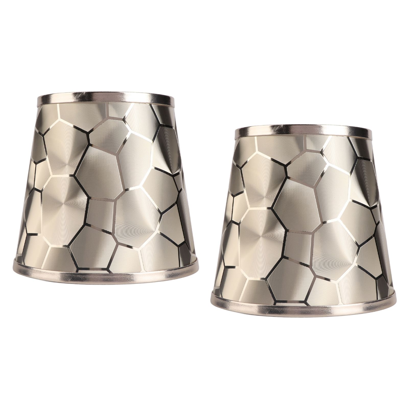 2PCS Drum Lamp Shade E14 PVC Modern Decorative Small Barrel Lampshade Cover view 4