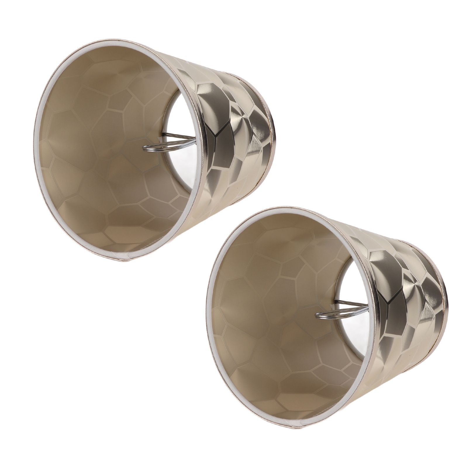 2PCS Drum Lamp Shade E14 PVC Modern Decorative Small Barrel Lampshade Cover view 6
