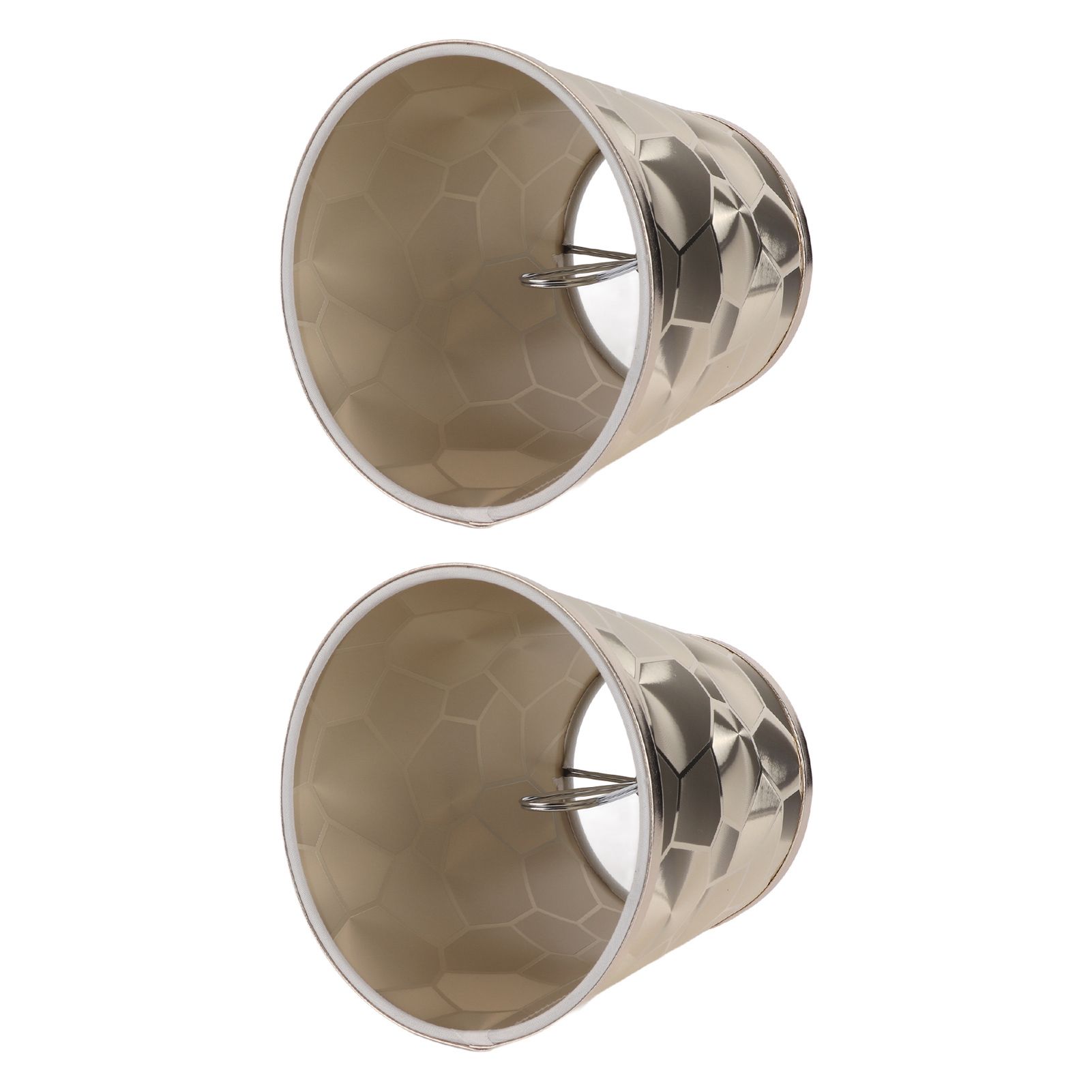2PCS Drum Lamp Shade E14 PVC Modern Decorative Small Barrel Lampshade Cover view 8
