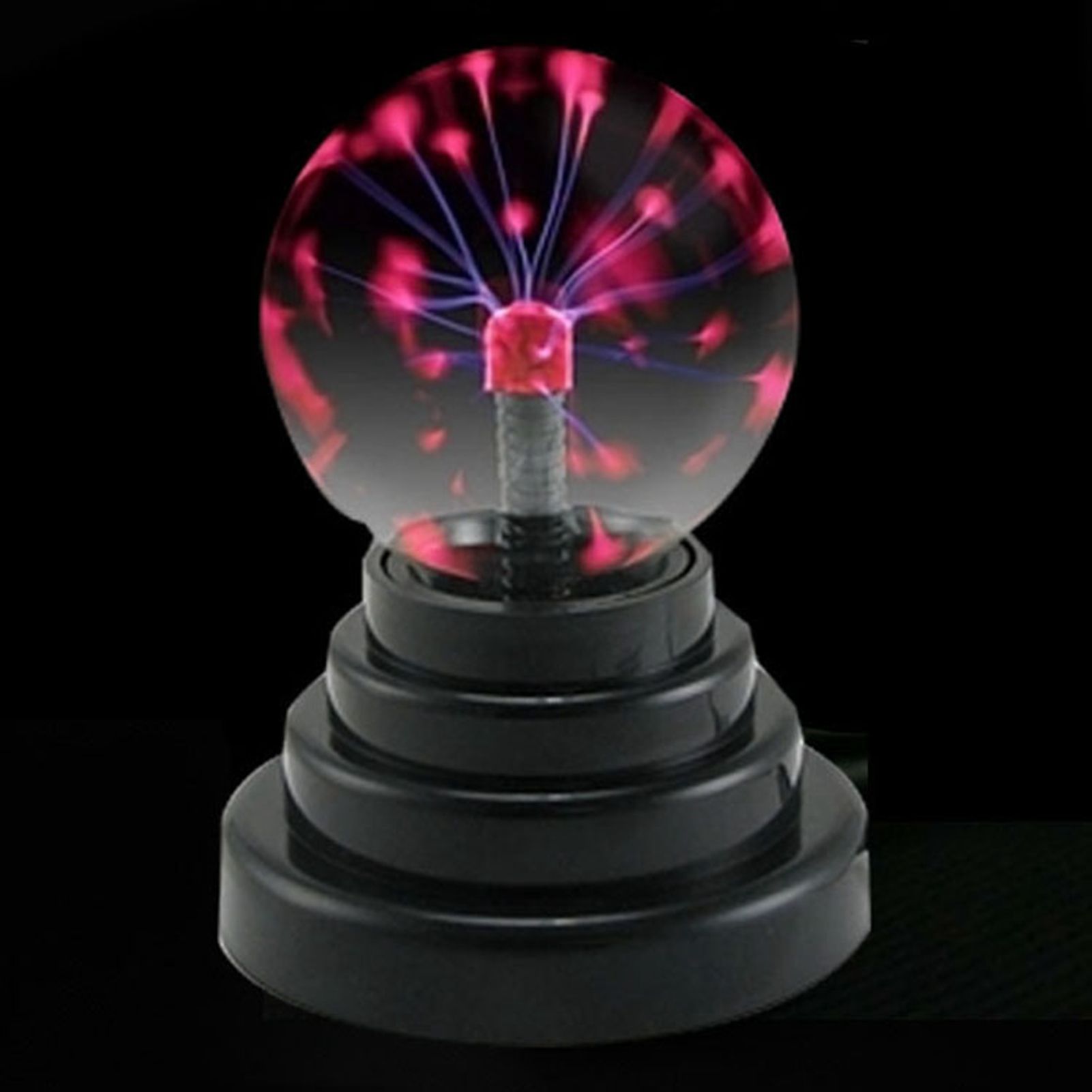 3 Inch Magic Plasma Ball Lamp Touch Sensitive Plasma Ball Light for Parties