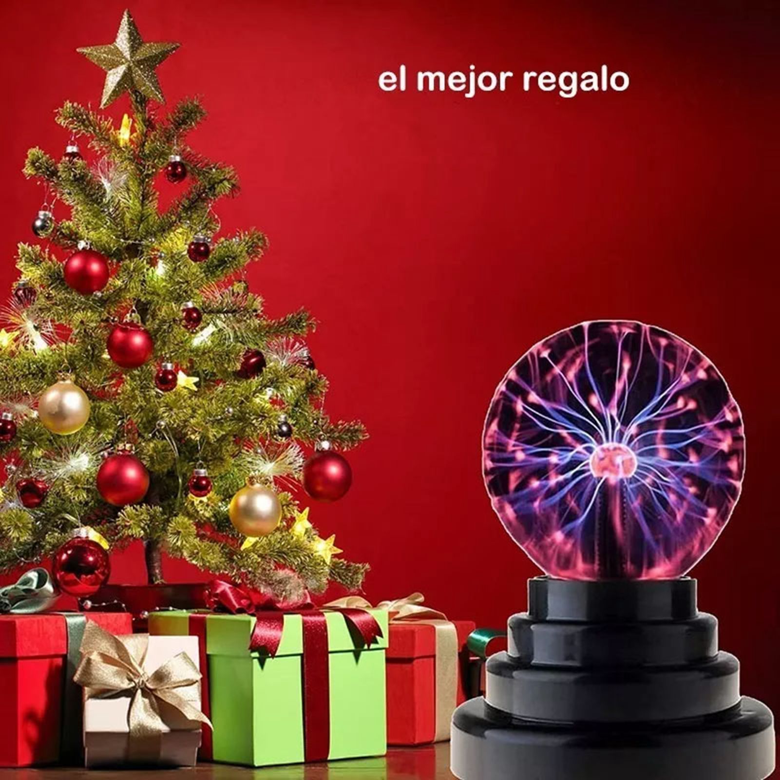 3 Inch Magic Plasma Ball Lamp Touch Sensitive Plasma Ball Light for Parties view 3