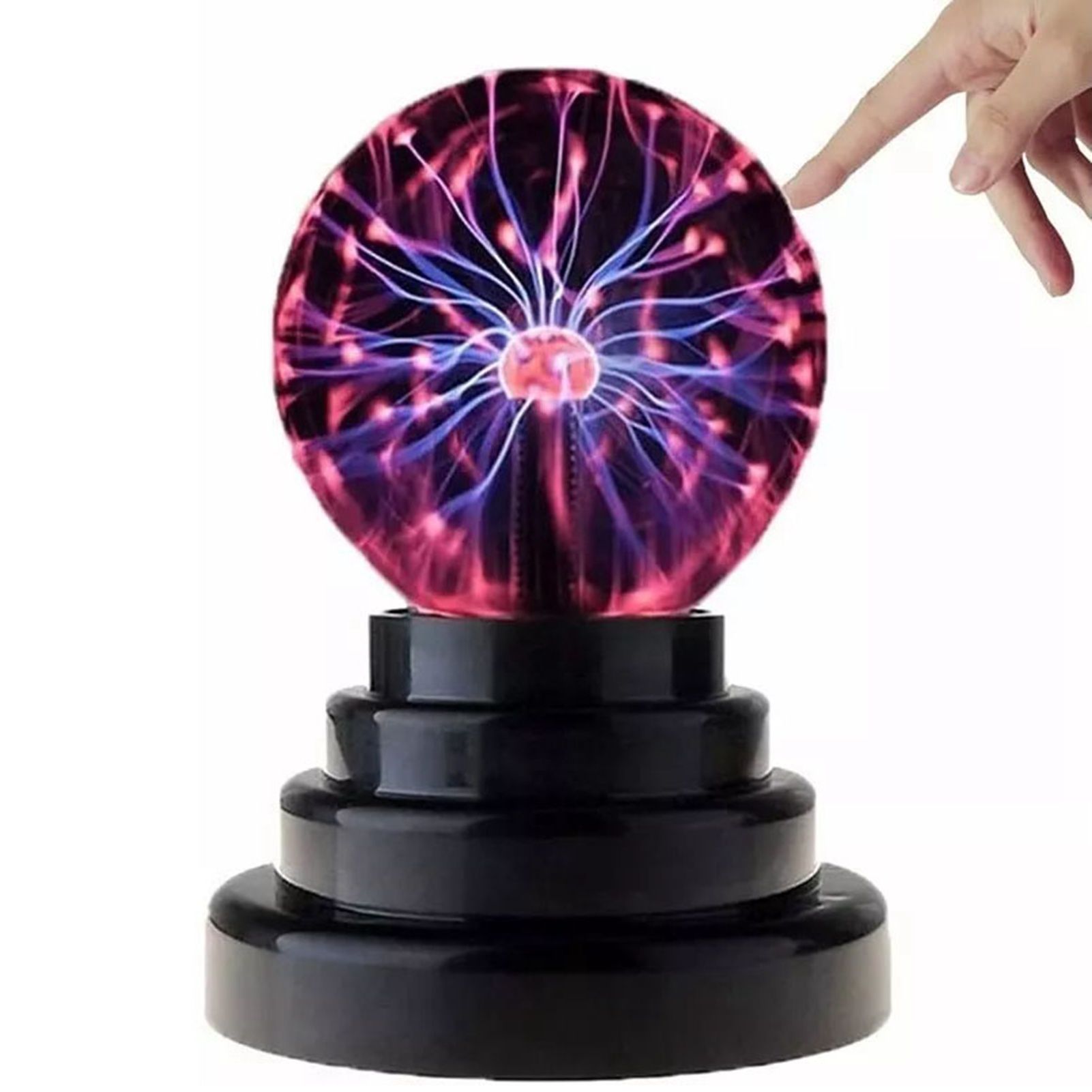 3 Inch Magic Plasma Ball Lamp Touch Sensitive Plasma Ball Light for Parties view 8