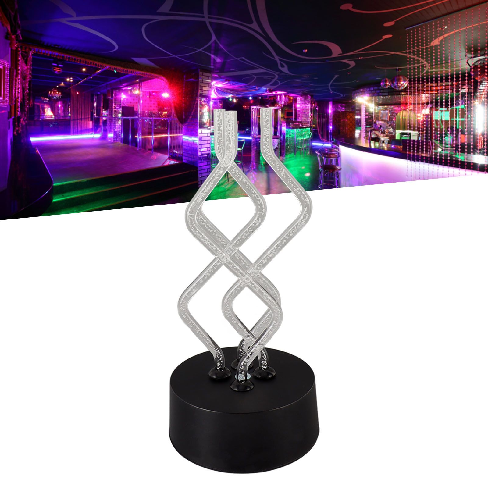 Bubble Color Changing LED Table Lamp Dancing Rotary Stick Lamp USB Creative view 11