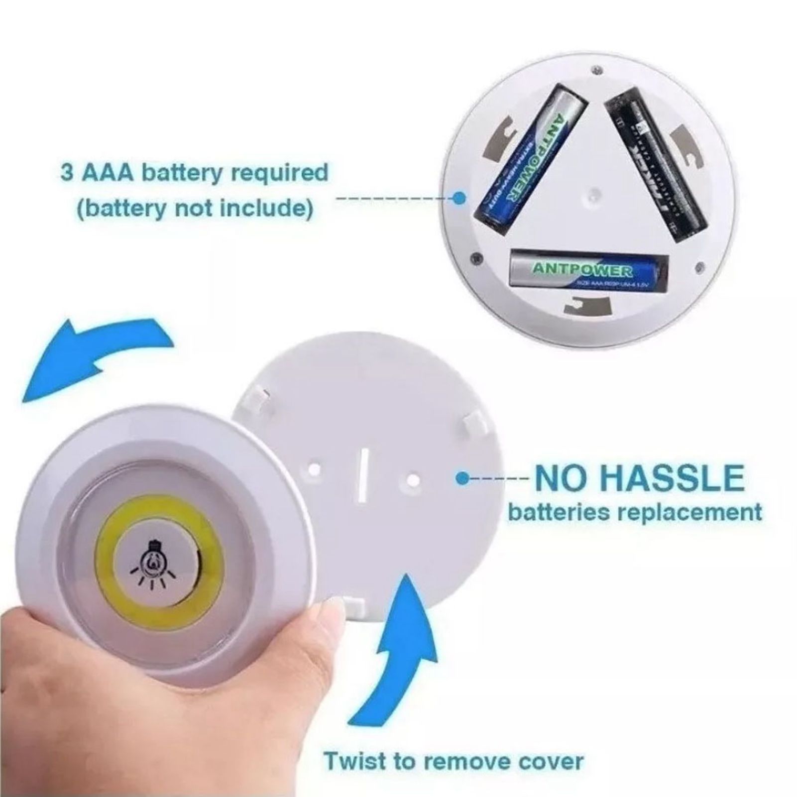 COB Smart Wireless Remote Control Night Light Decorative Kitchen Closet view 5