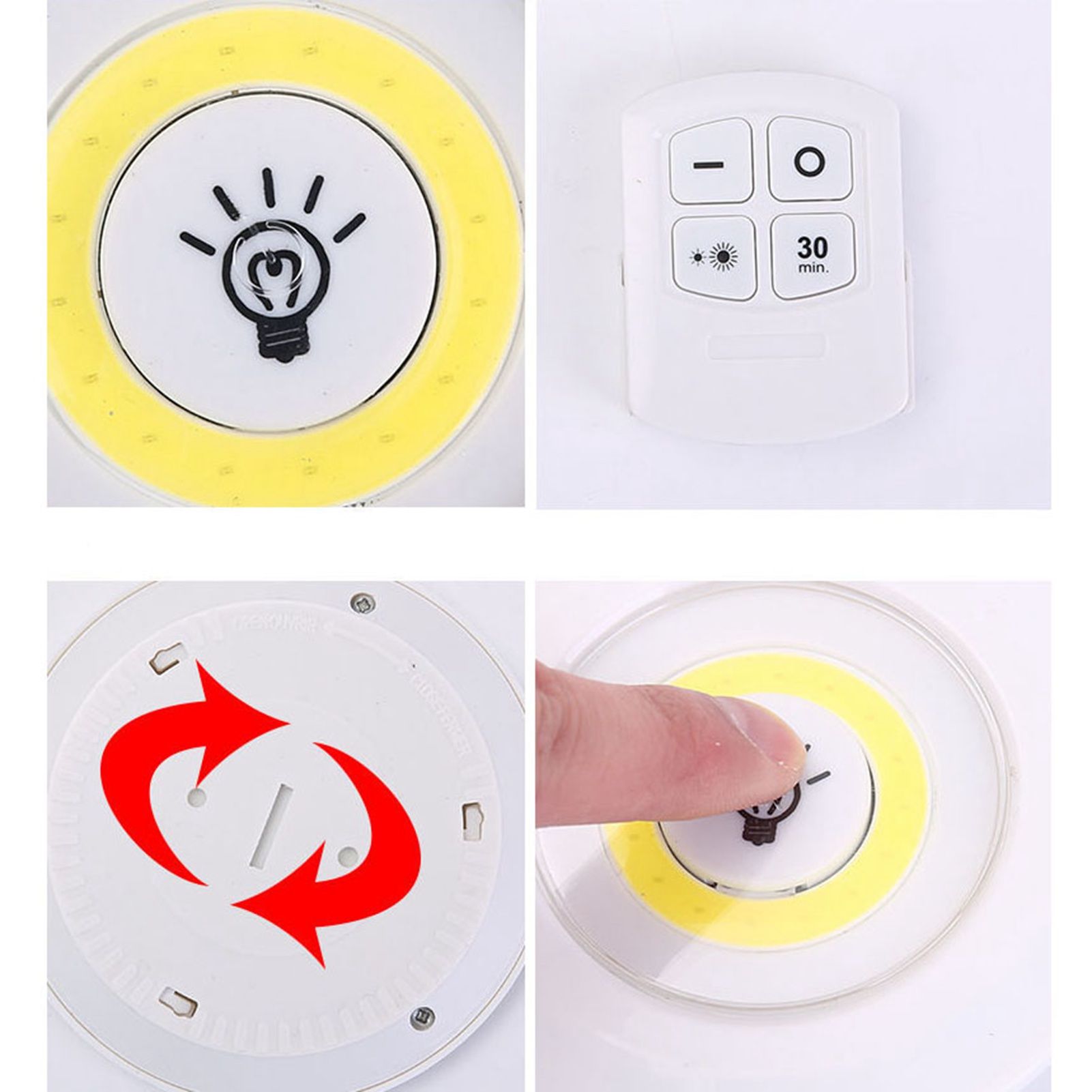 COB Smart Wireless Remote Control Night Light Decorative Kitchen Closet view 7