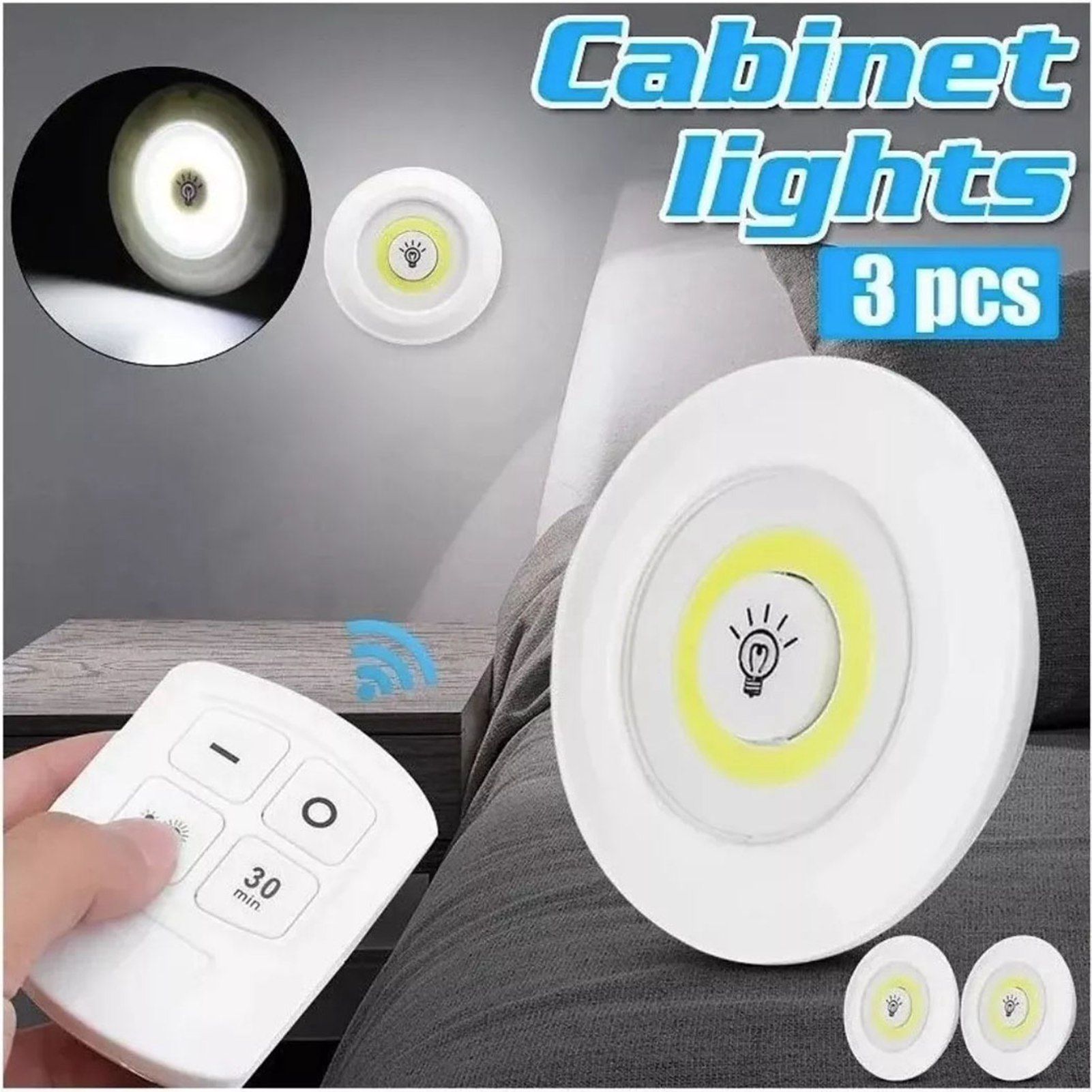 COB Smart Wireless Remote Control Night Light Decorative Kitchen Closet view 14