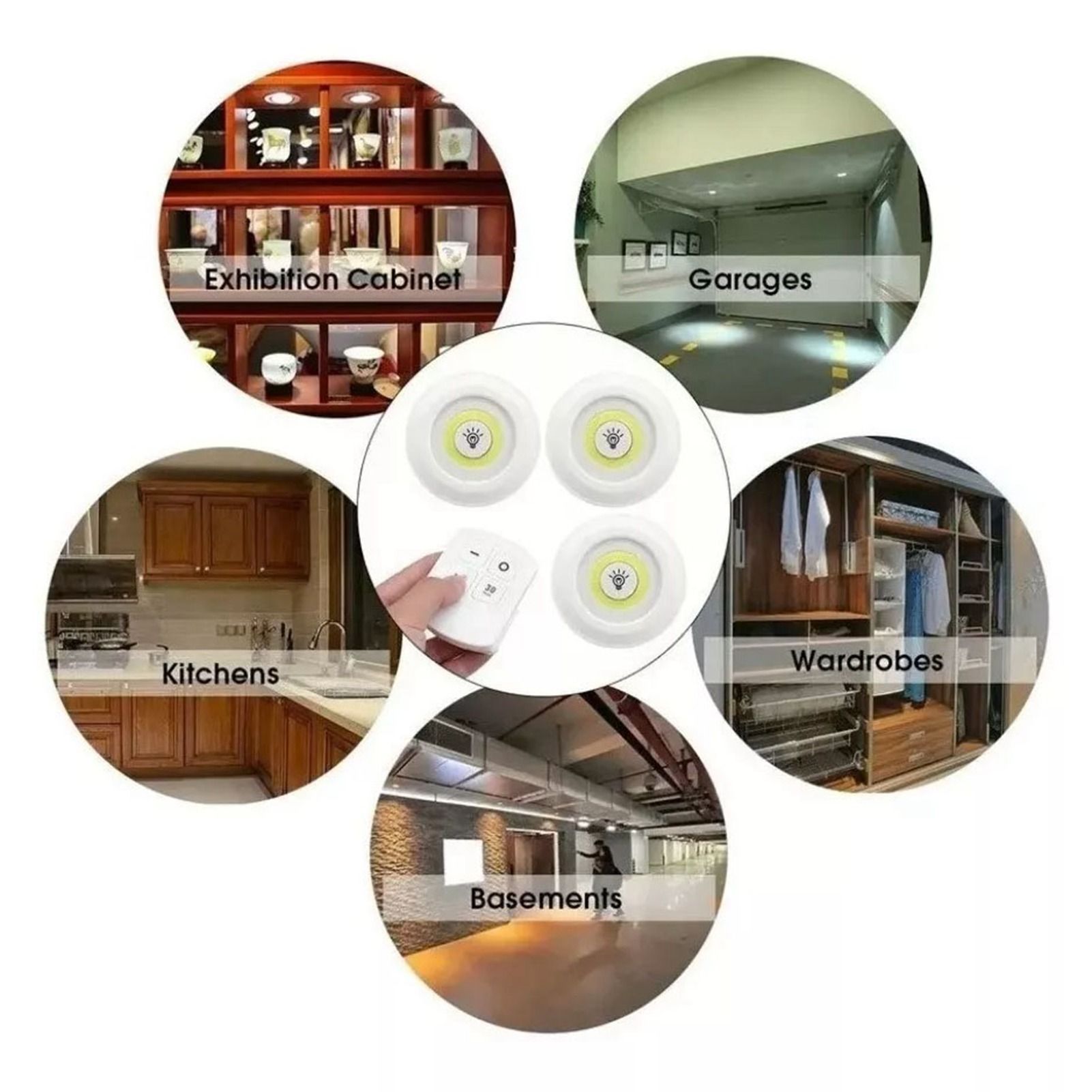 COB Smart Wireless Remote Control Night Light Decorative Kitchen Closet view 15