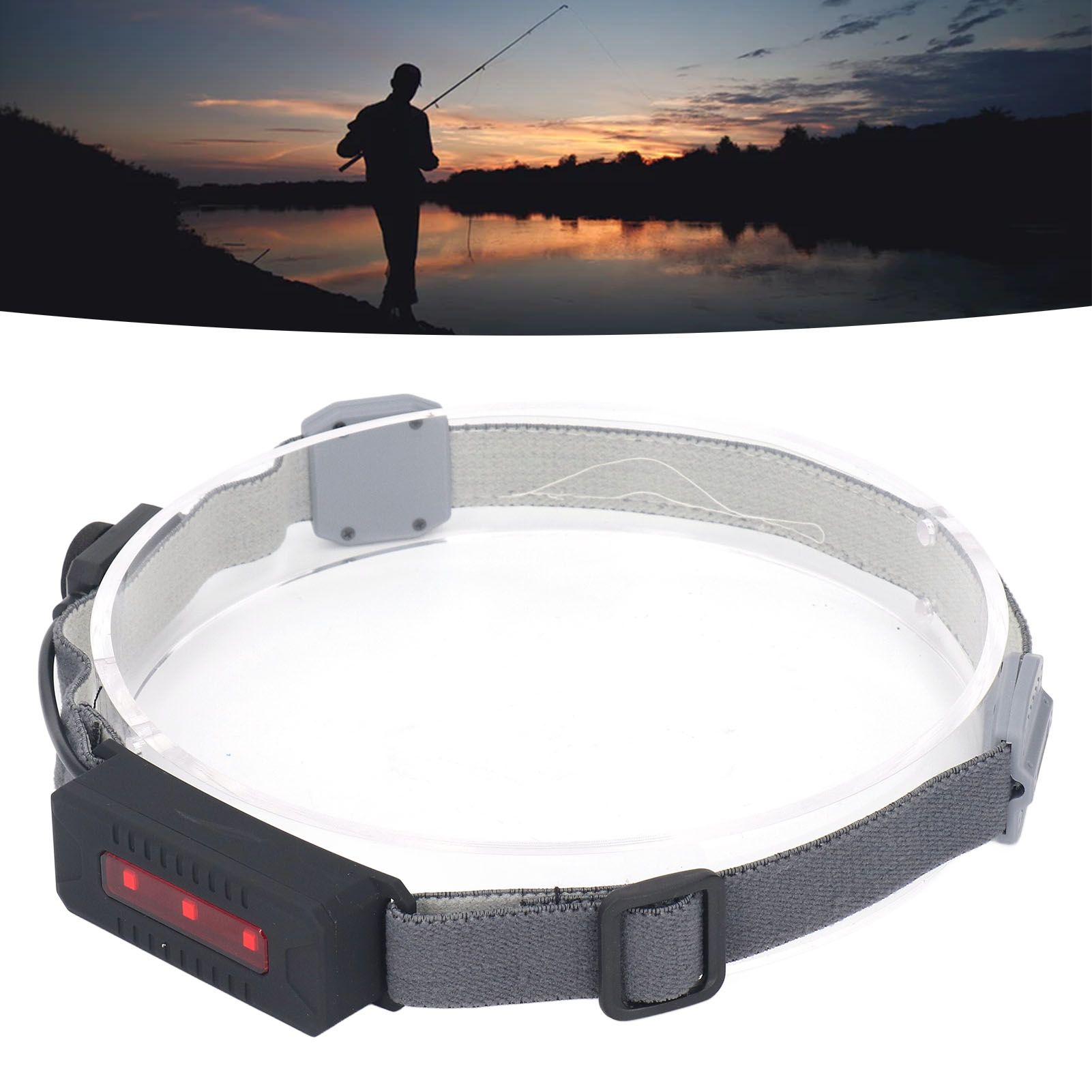 COB Headlamp Super Bright 4 Modes IPX4 Waterproof Rechargeable Head Light for view 11