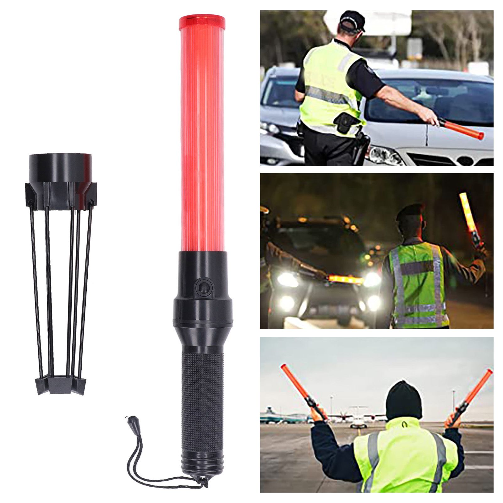 16in Traffic Baton LED Light High Visibility Durable Portable Traffic Control view 14