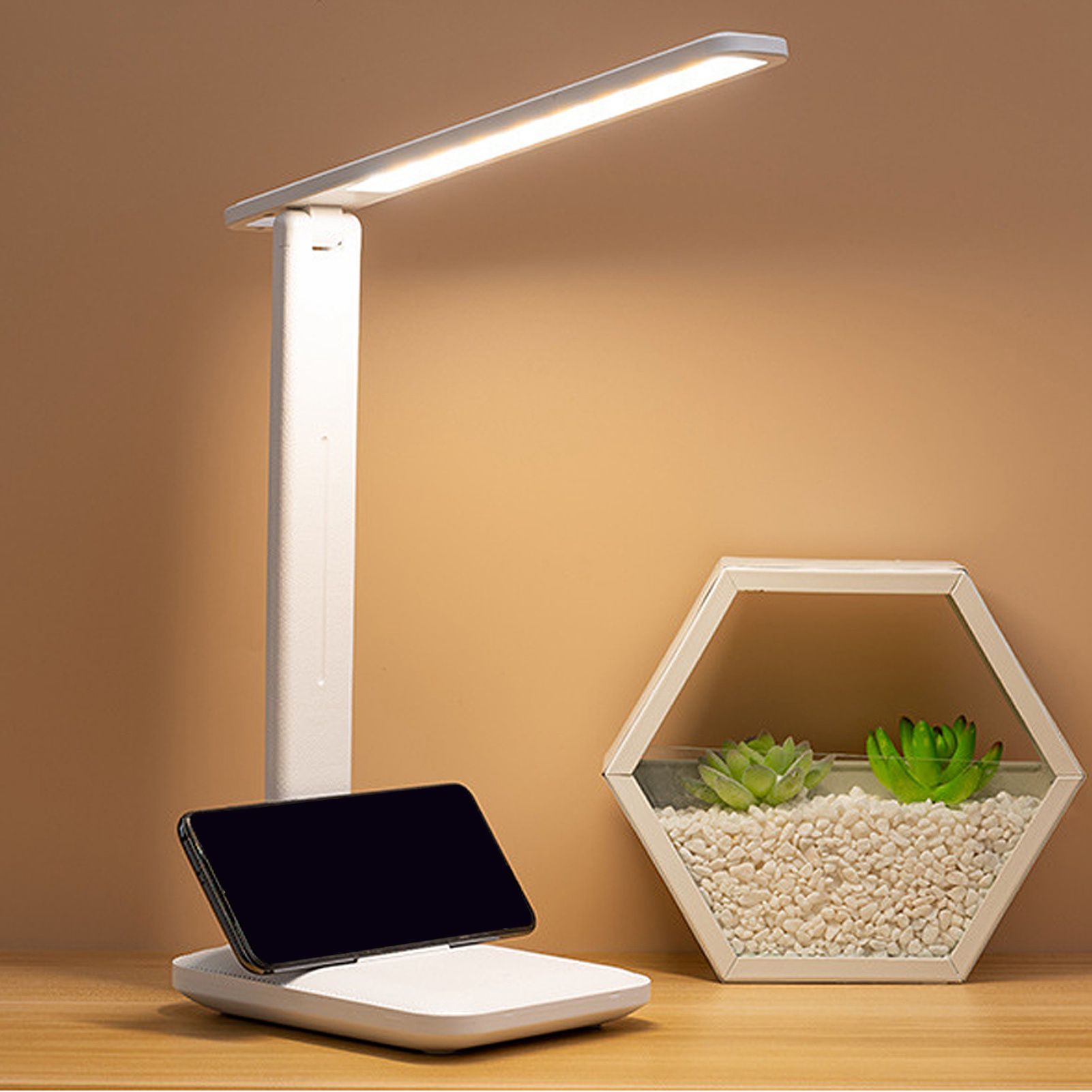 LED Reading Lamp Plastic Eye Protection USB Charging Desk Light for Bedroom view 6