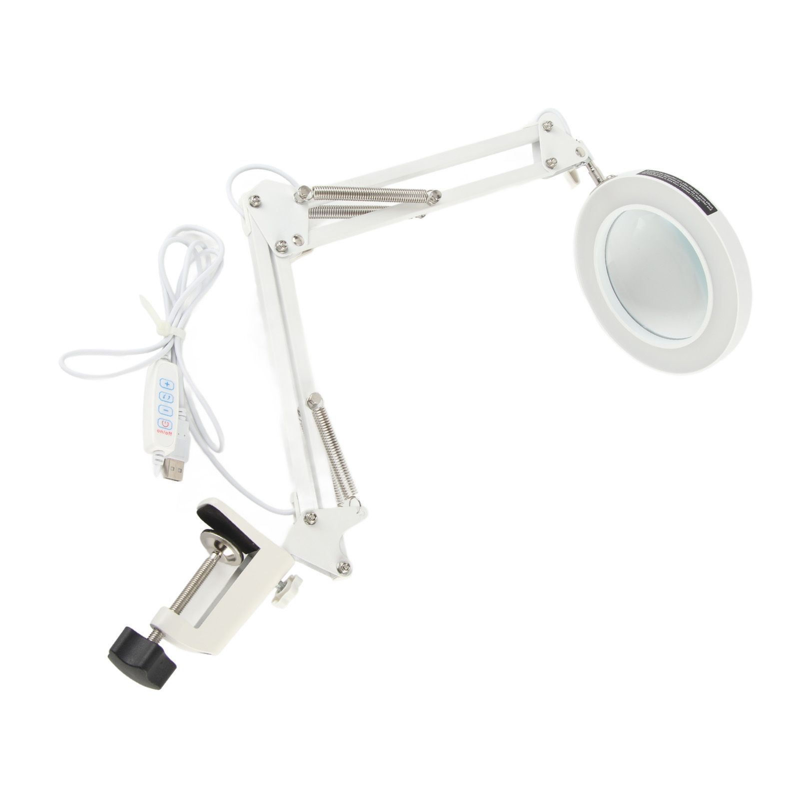 Magnifying Desk Lamp 5X Magnification 72 LED Beads 3 Light Modes Dimmable view 4
