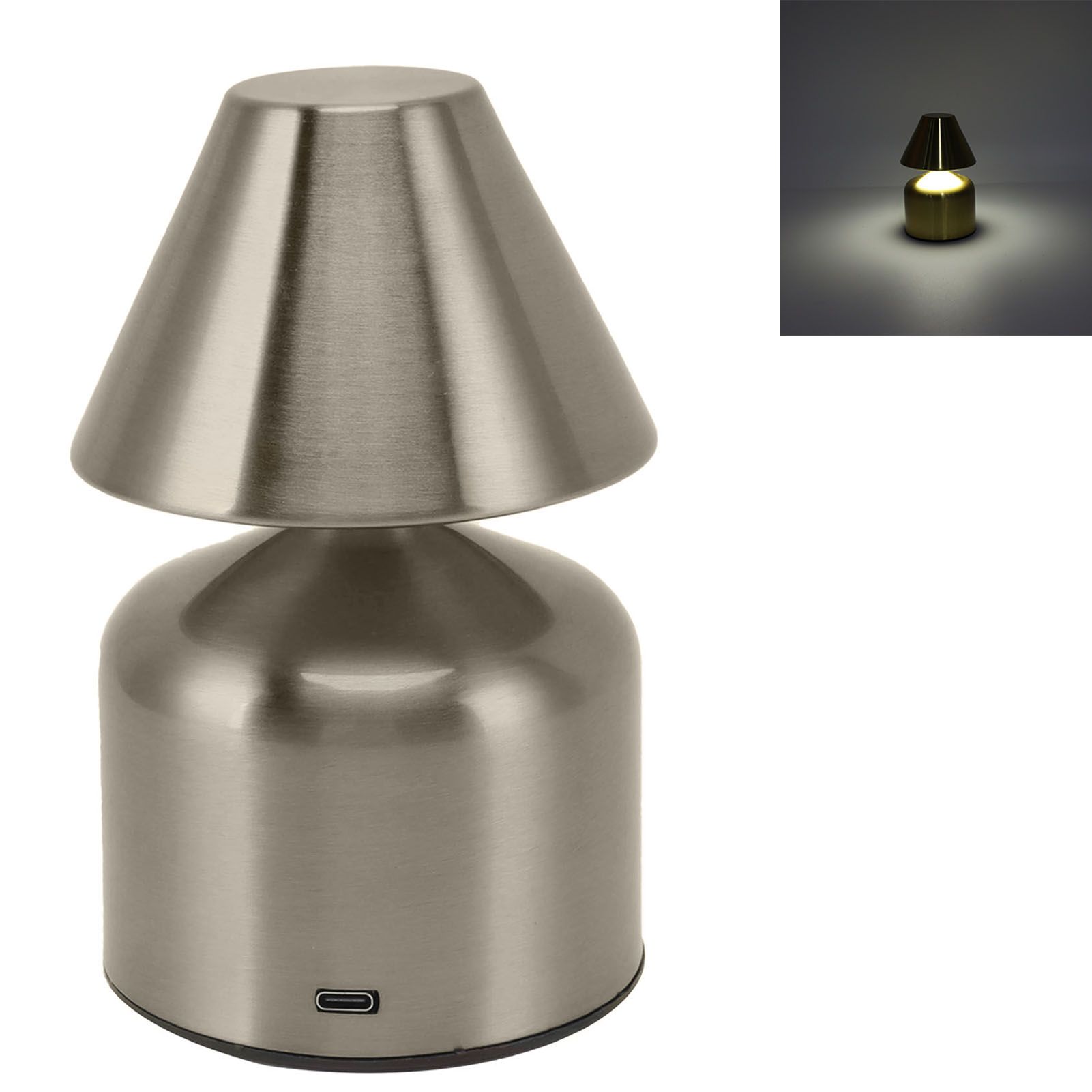 3W Stepless Dimming Touch Table Desktop Lamp 1800mAh Cordless 3 Color view 11