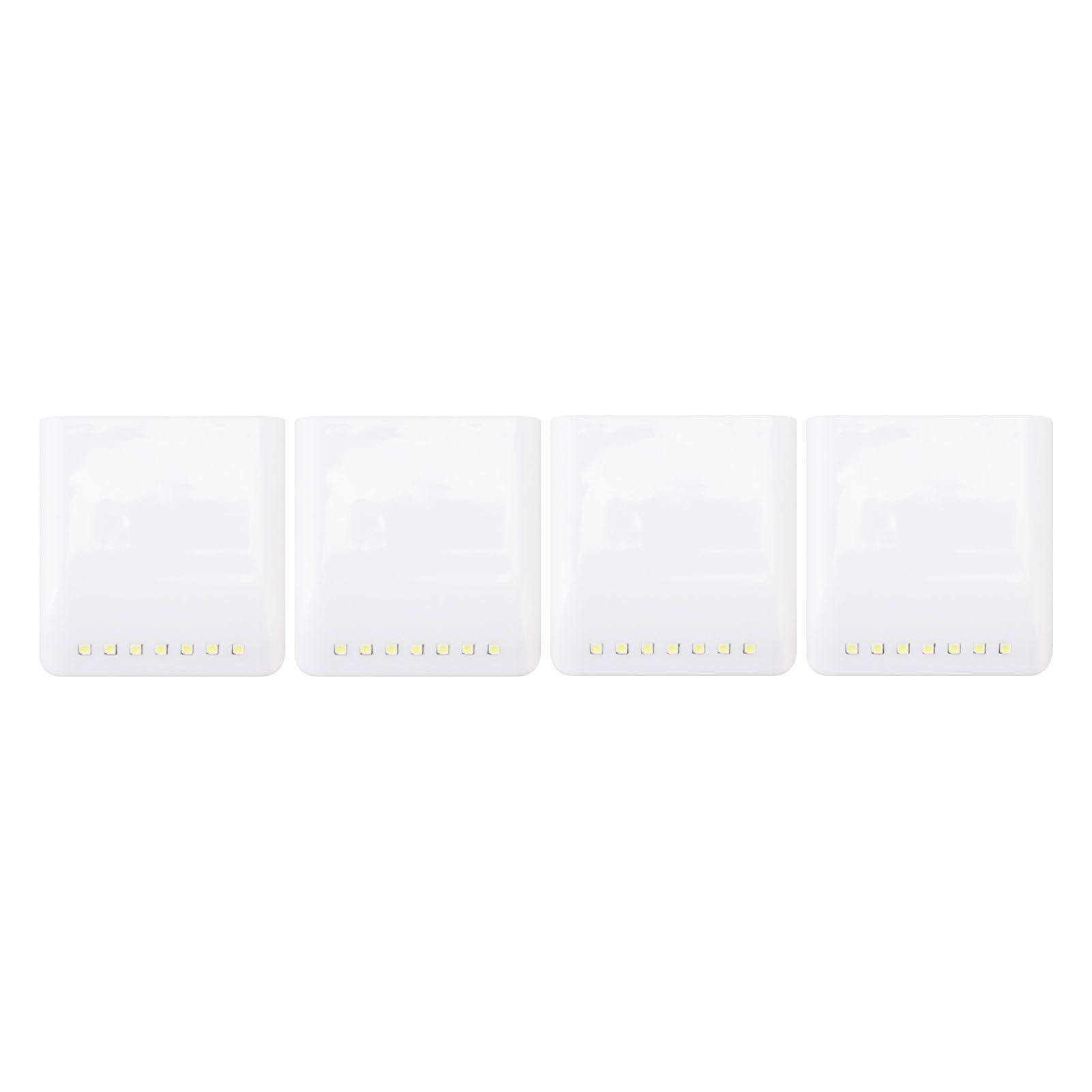 4 Set LED Closet Lights 7 LED Sensor Under Cabinet Lights with 2700K Warm view 2