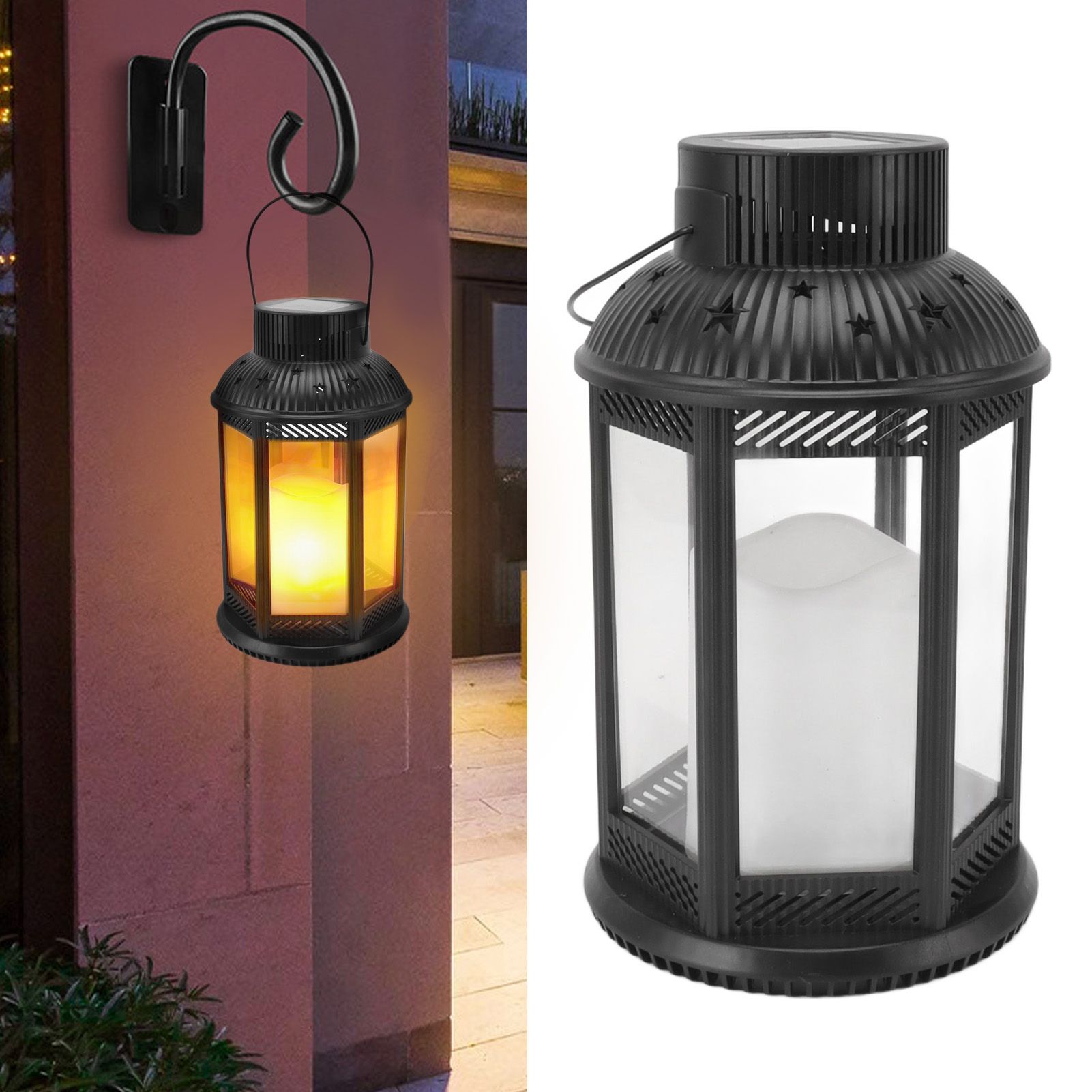 Solar Garden Lantern Outdoor Hanging Light Decorative Star Sun Solar Lantern view 11