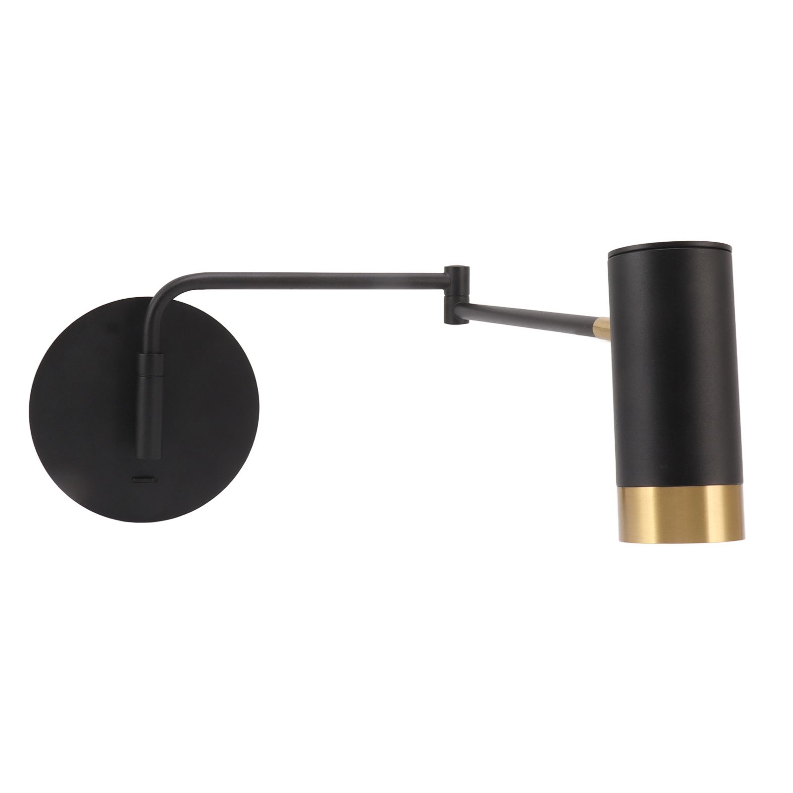 Swing Arm Wall Lamp Wall Mounted Bedside Lamps with Adjustable Swing Arms for view 3