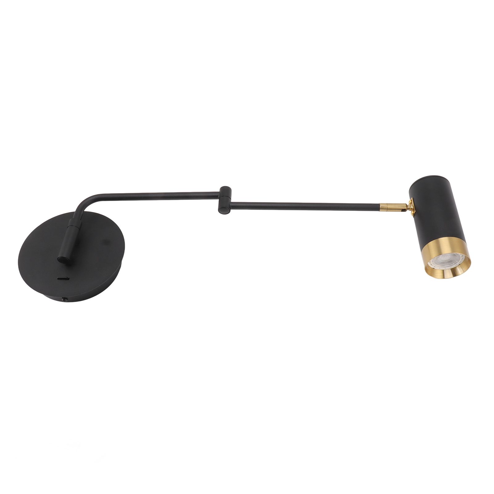 Swing Arm Wall Lamp Wall Mounted Bedside Lamps with Adjustable Swing Arms for view 8