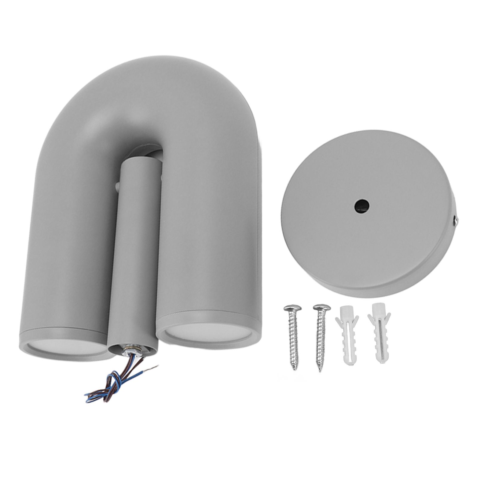 U Shape Wall Lamp Iron ABS Nordic Modern Warm Light Decorative Wall Mounted U