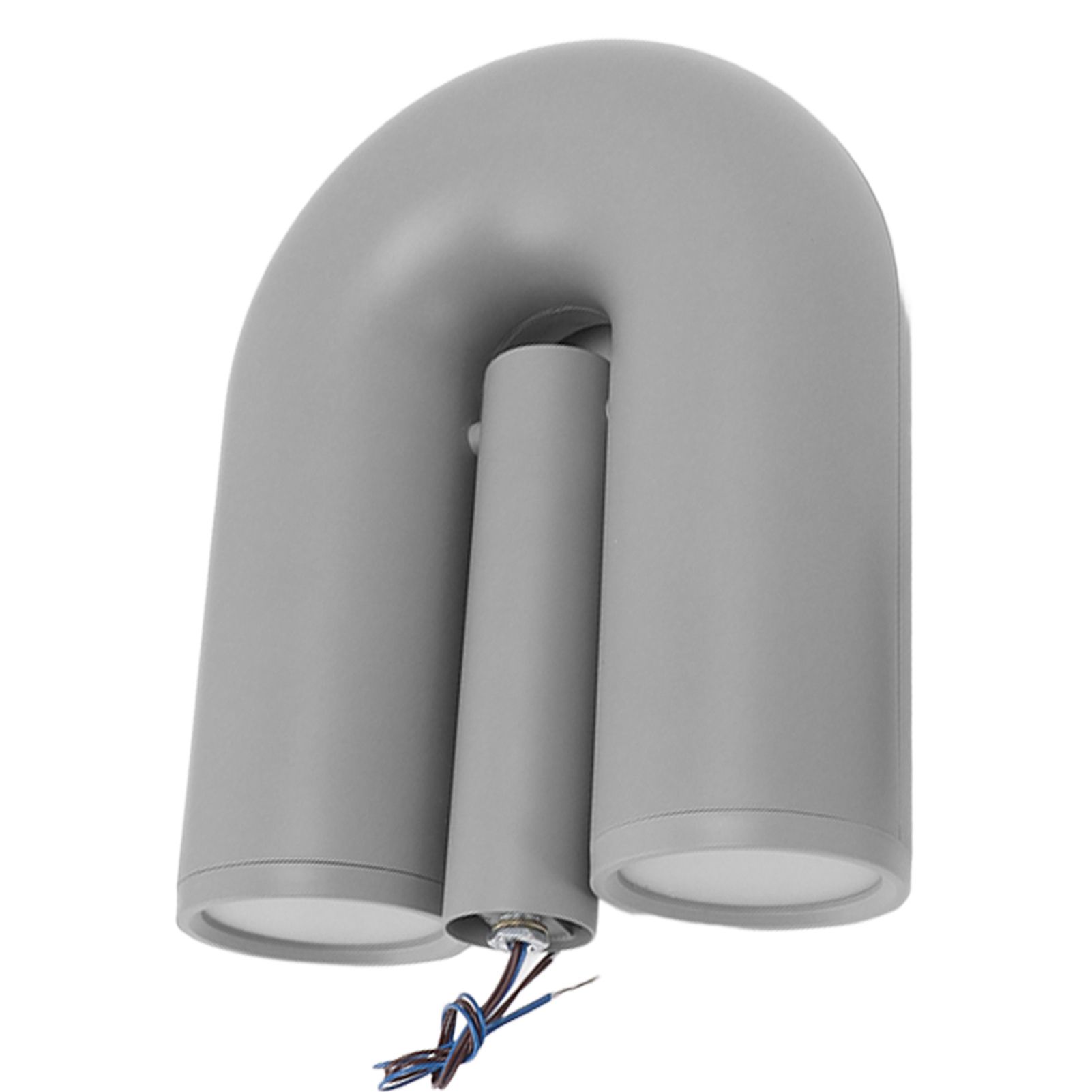 U Shape Wall Lamp Iron ABS Nordic Modern Warm Light Decorative Wall Mounted U view 2