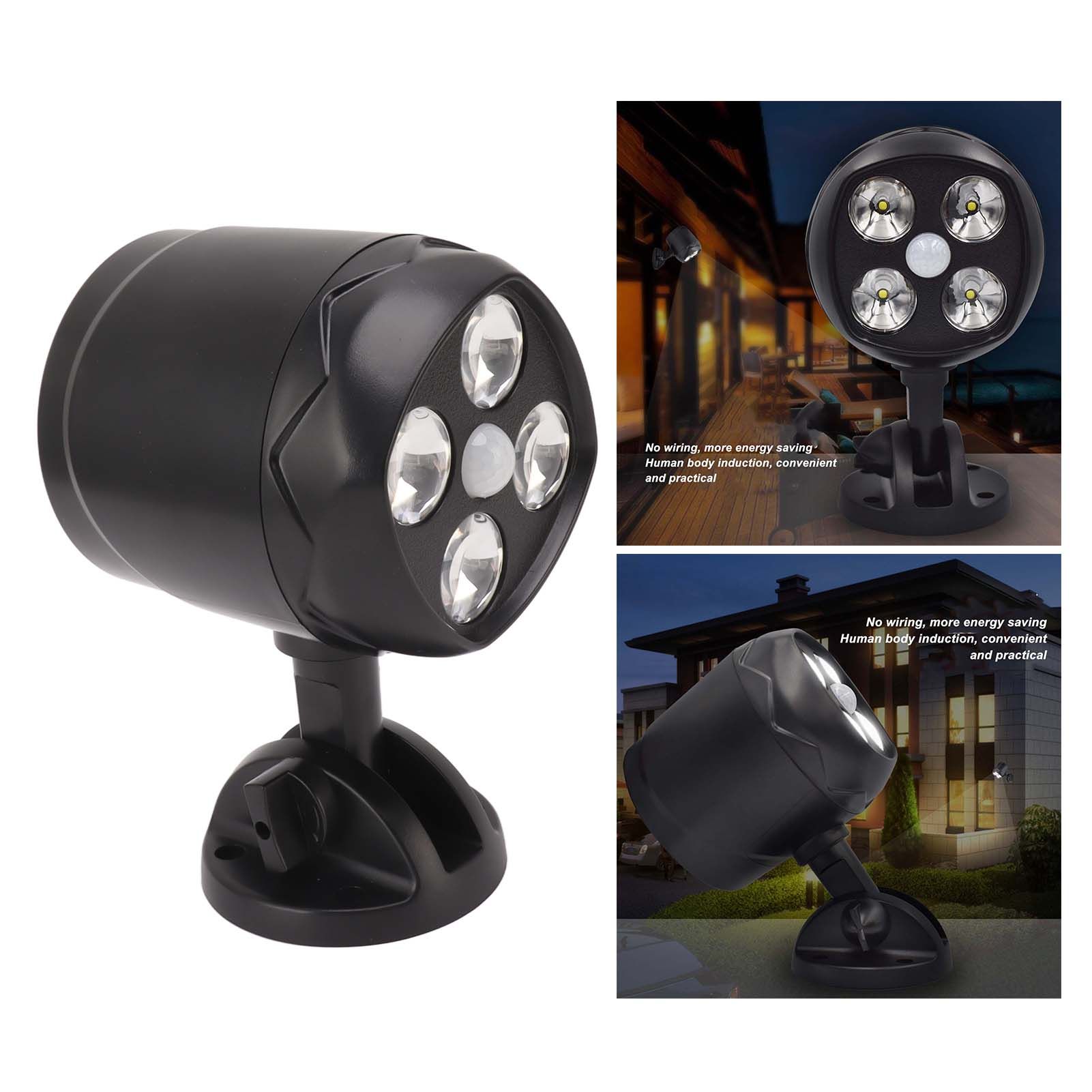 4 LED Spot Light Outdoor Waterproof Wall Mounted Rotating Projection view 12