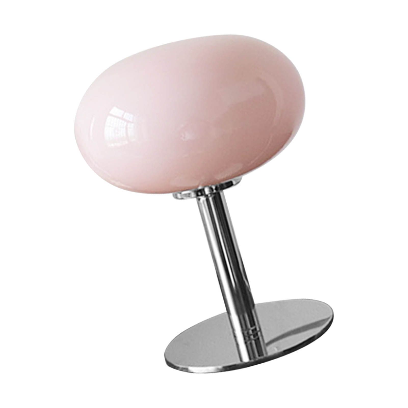 Bedside Table Lamp Iron Base Cute Shape Simple Modern Elegant Nightstand Lamp view 2