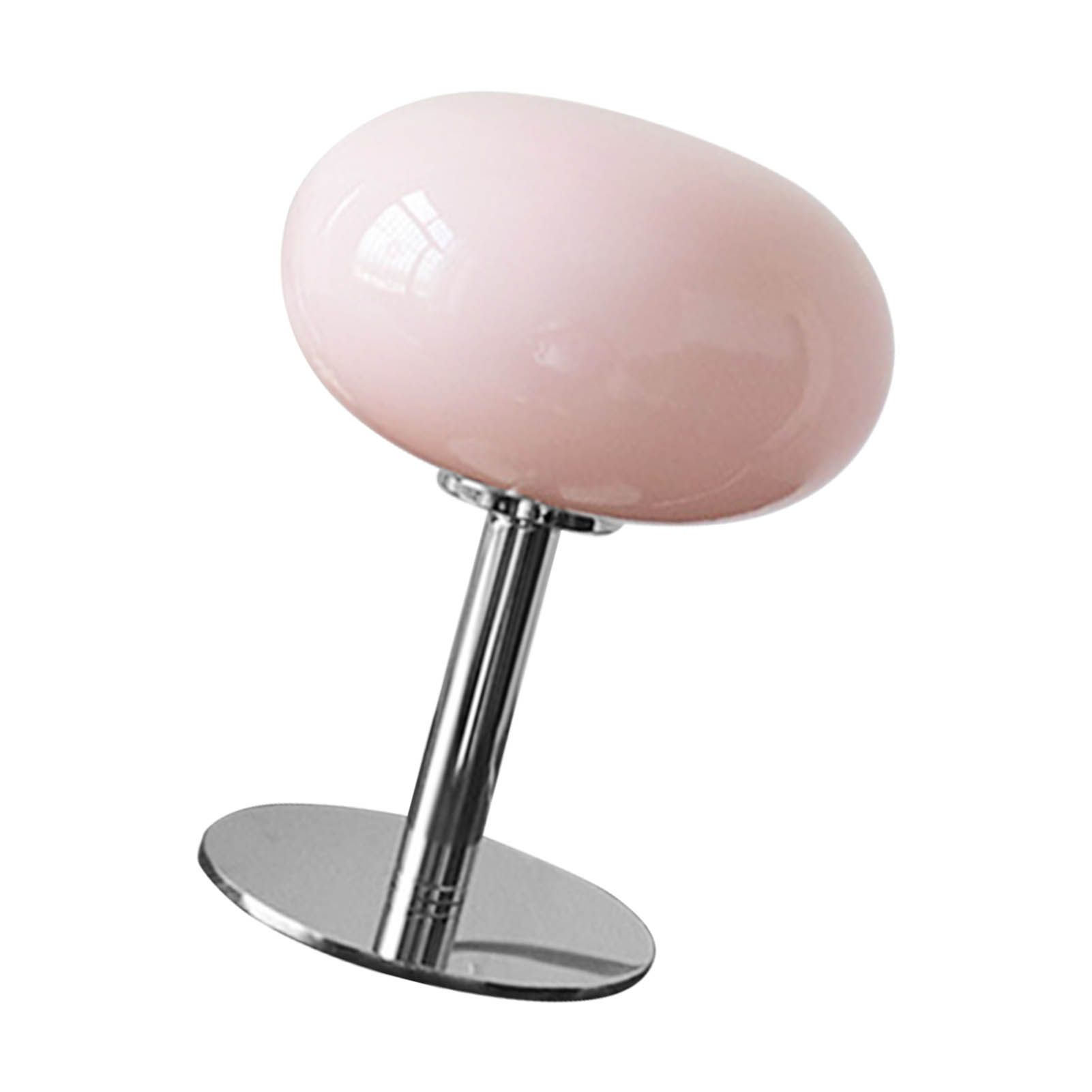 Bedside Table Lamp Iron Base Cute Shape Simple Modern Elegant Nightstand Lamp view 3