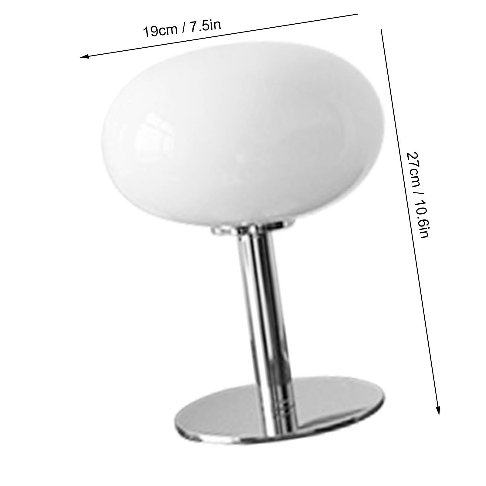 Bedside Table Lamp Iron Base Cute Shape Simple Modern Elegant Nightstand Lamp view 4