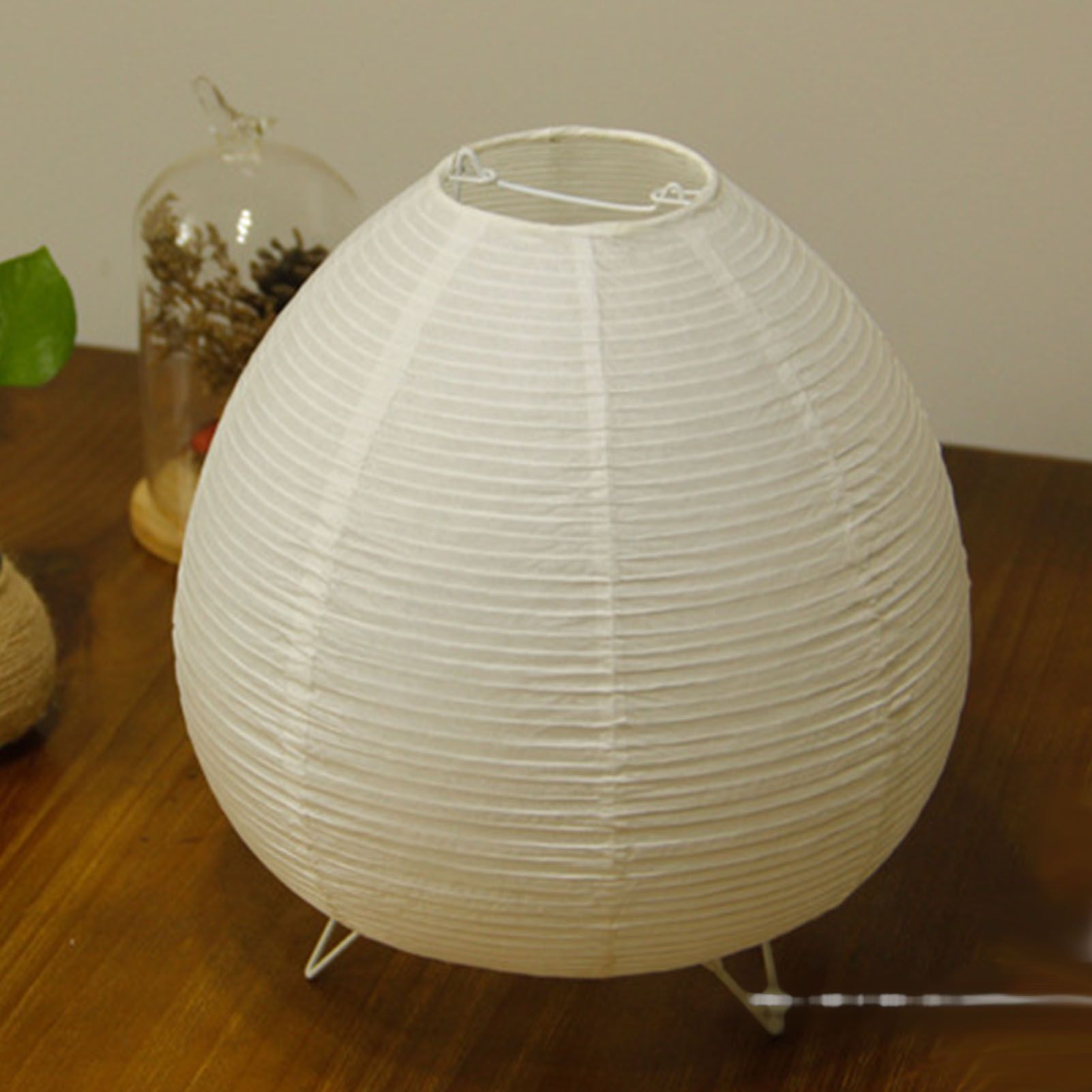 Rice Paper Lantern Lamp Soft Warm Light Home Decoration Modern Standing view 11