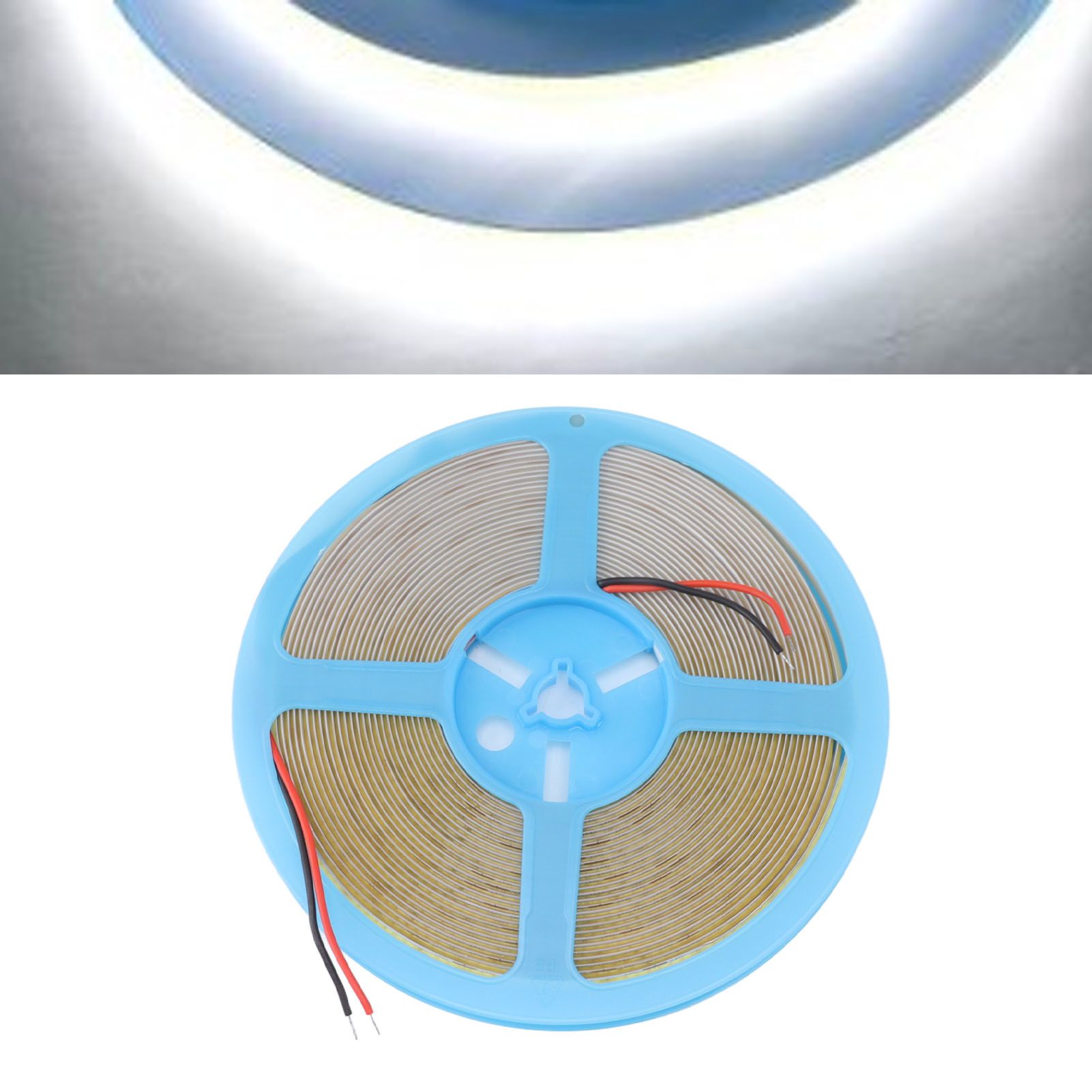 COB LED Strip Light 320LEDs 110lm Adhesive Uniform Natrual Flexible Tape Light view 12