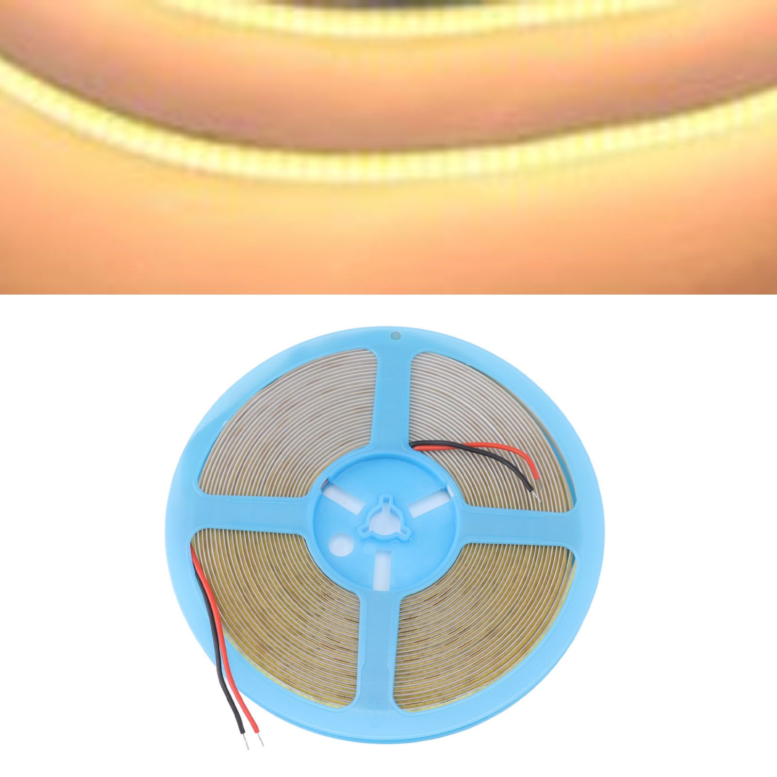 COB LED Strip Light 320LEDs 110lm Adhesive Uniform Natrual Flexible Tape Light view 12
