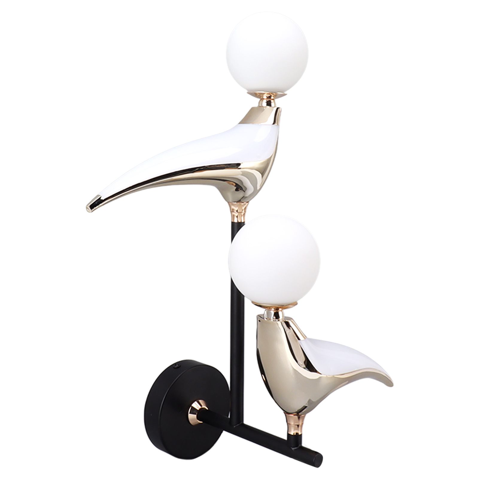 Modern Bird Wall Lamp Double Head Rotatable LED Wall Mounted Light for Living