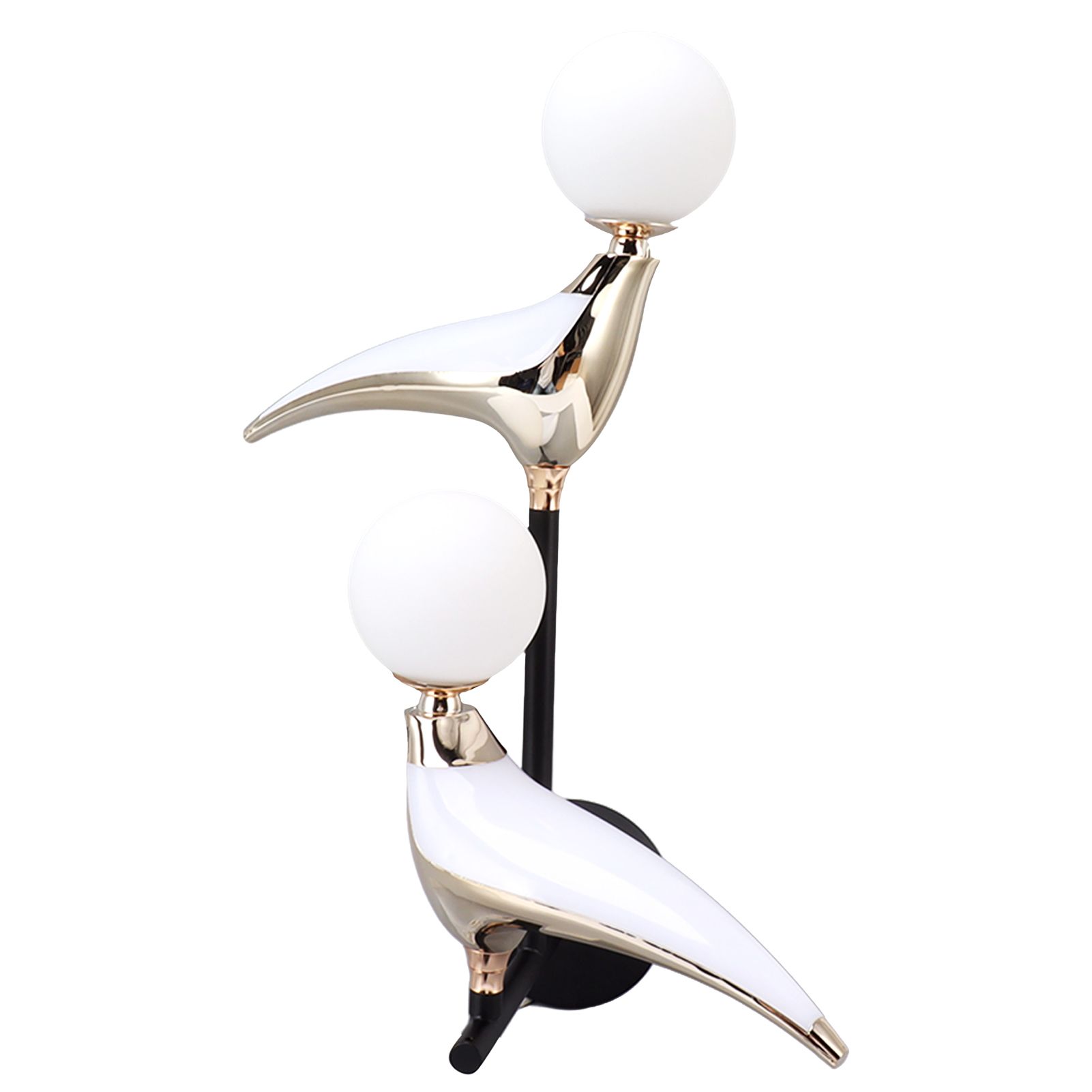 Modern Bird Wall Lamp Double Head Rotatable LED Wall Mounted Light for Living view 3