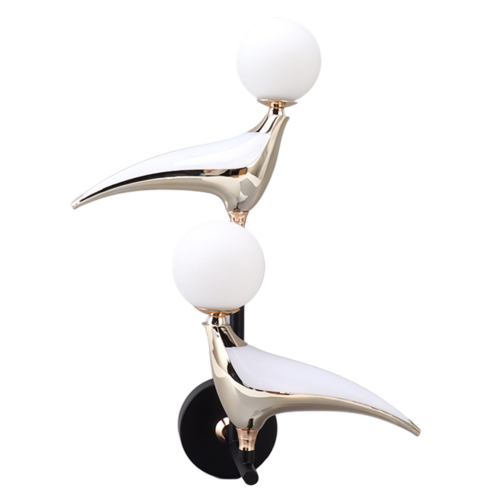 Modern Bird Wall Lamp Double Head Rotatable LED Wall Mounted Light for Living view 5