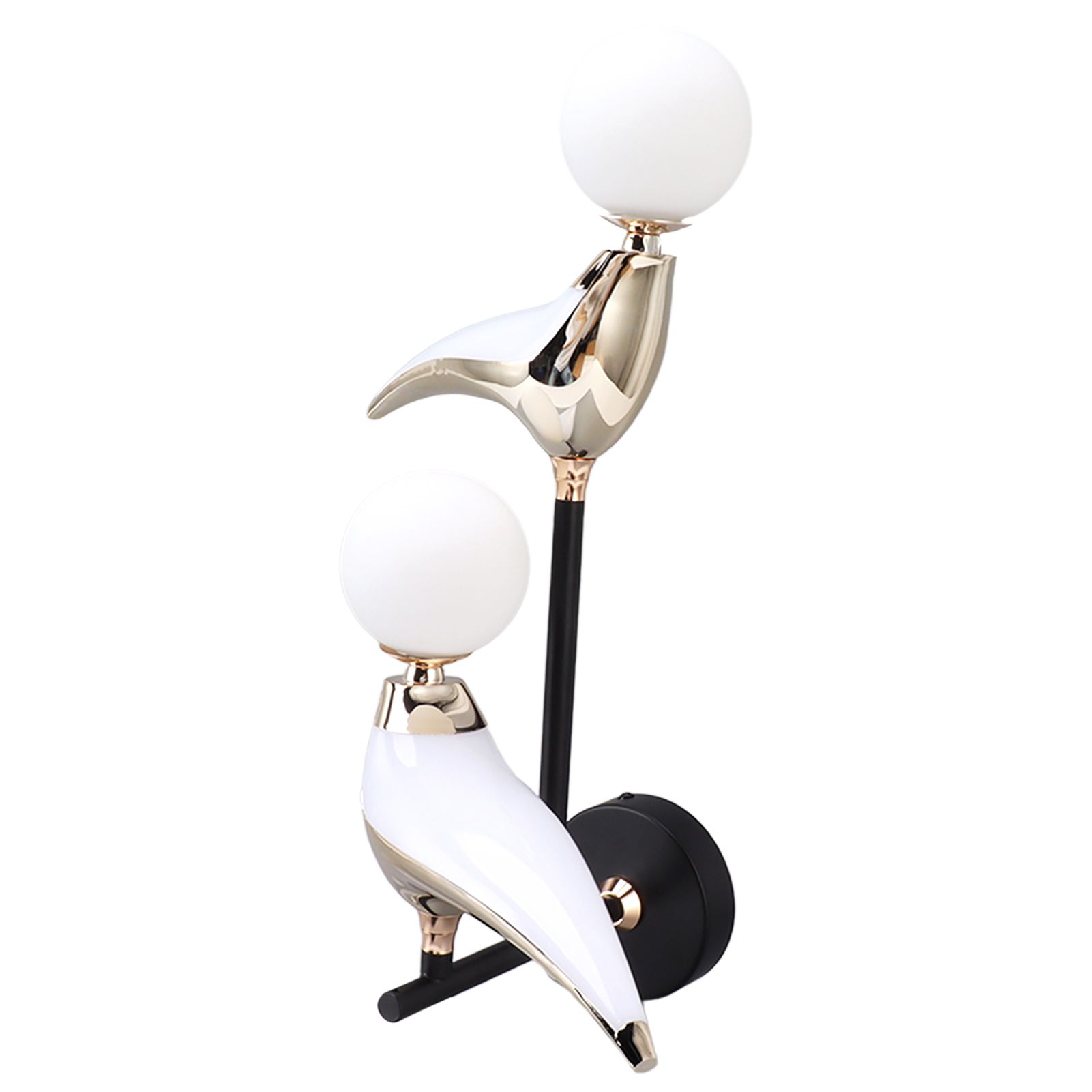 Modern Bird Wall Lamp Double Head Rotatable LED Wall Mounted Light for Living view 6