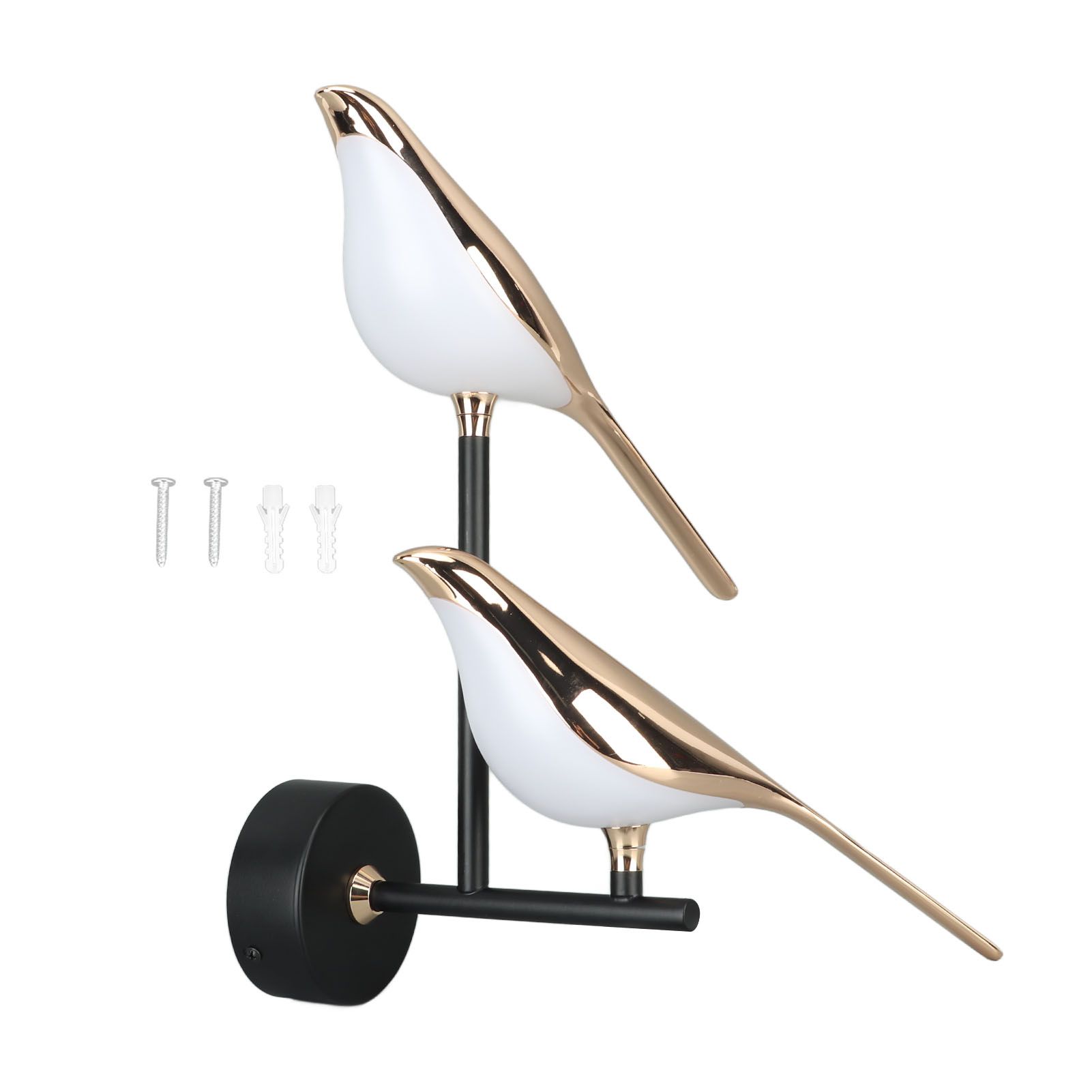 Nordic Bird Wall Lamp 4500K Natural Light Modern Decorative LED Wall Light for