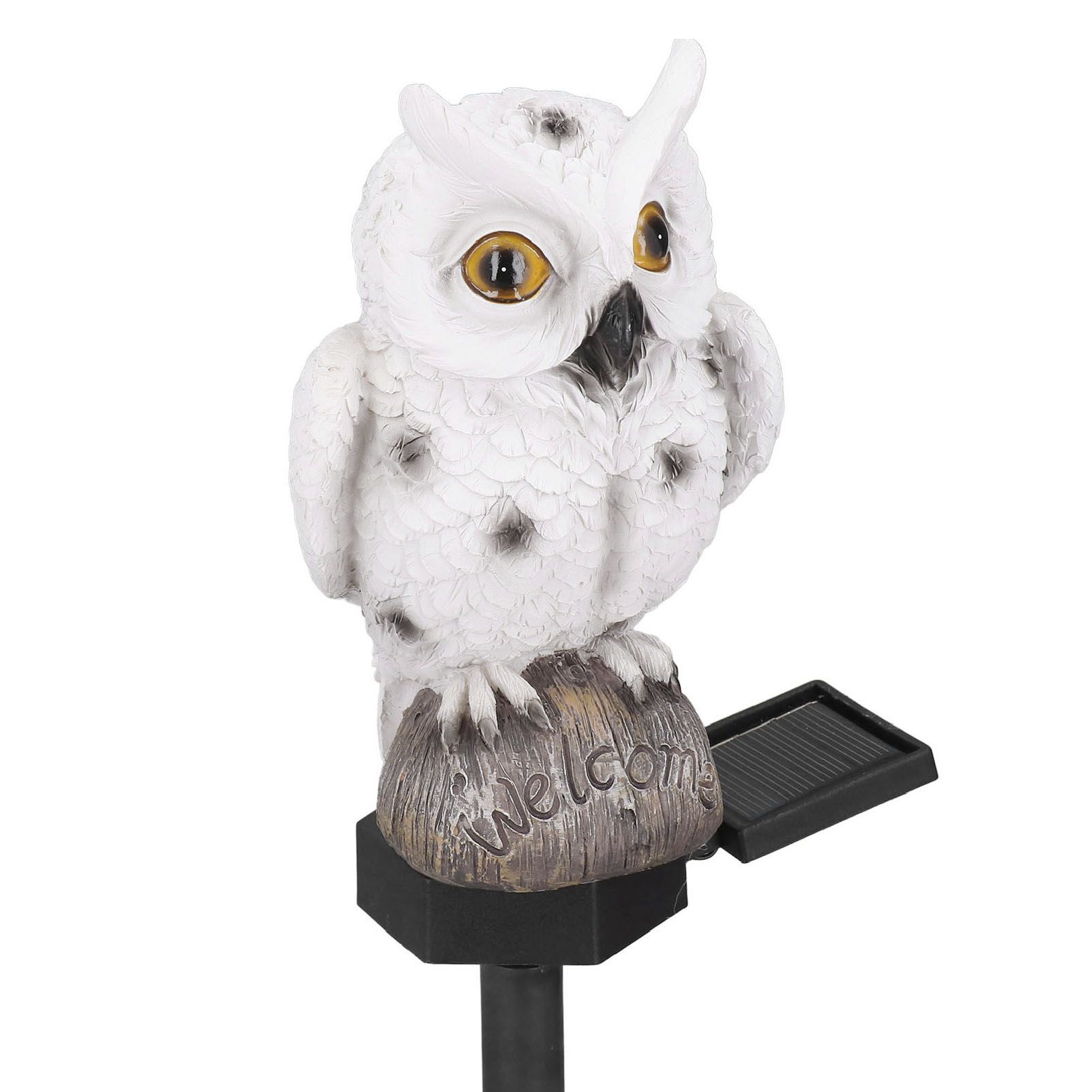 Solar Pathway Lights Outdoor Solar Garden Lights Owl Design Solar Powered view 3