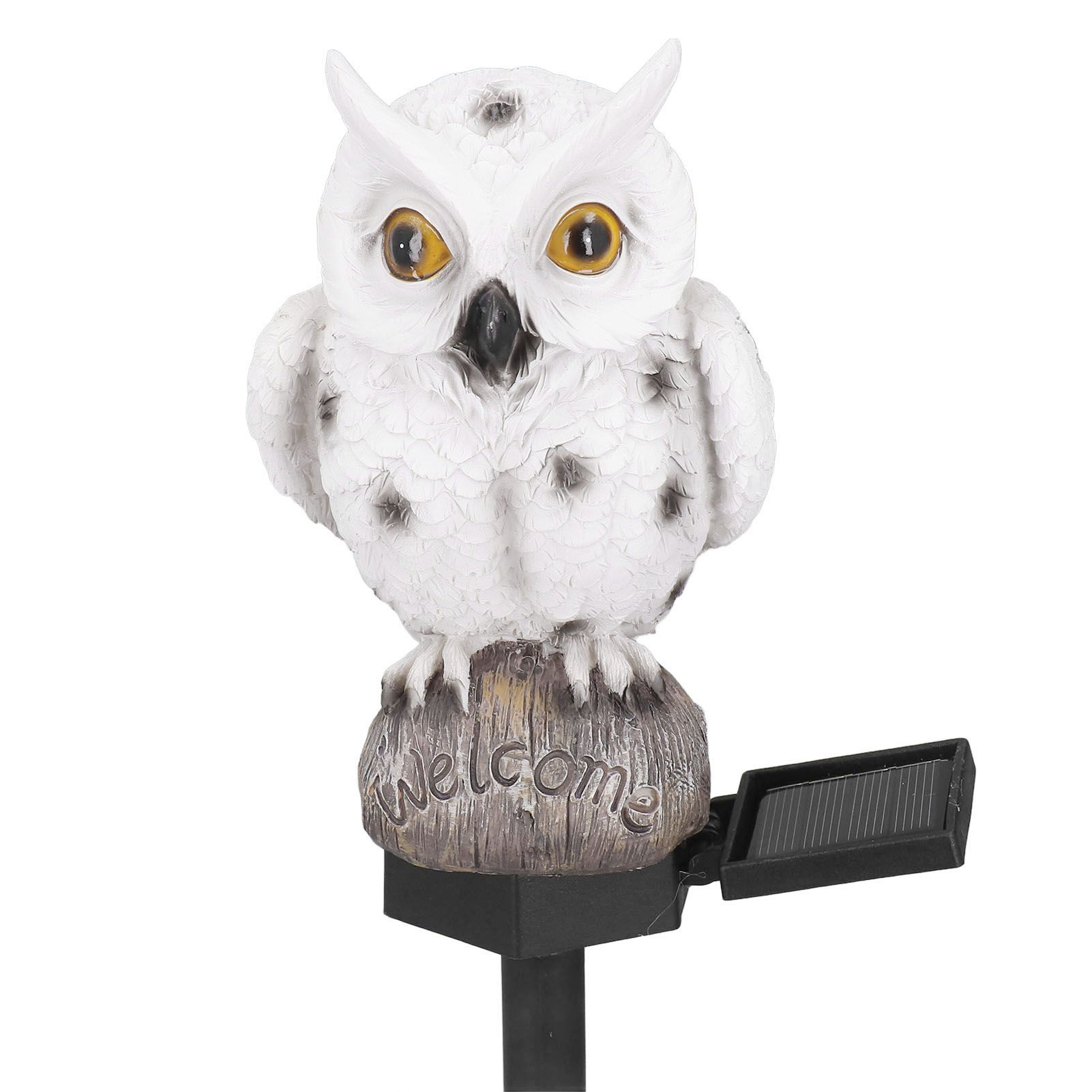 Solar Pathway Lights Outdoor Solar Garden Lights Owl Design Solar Powered view 5
