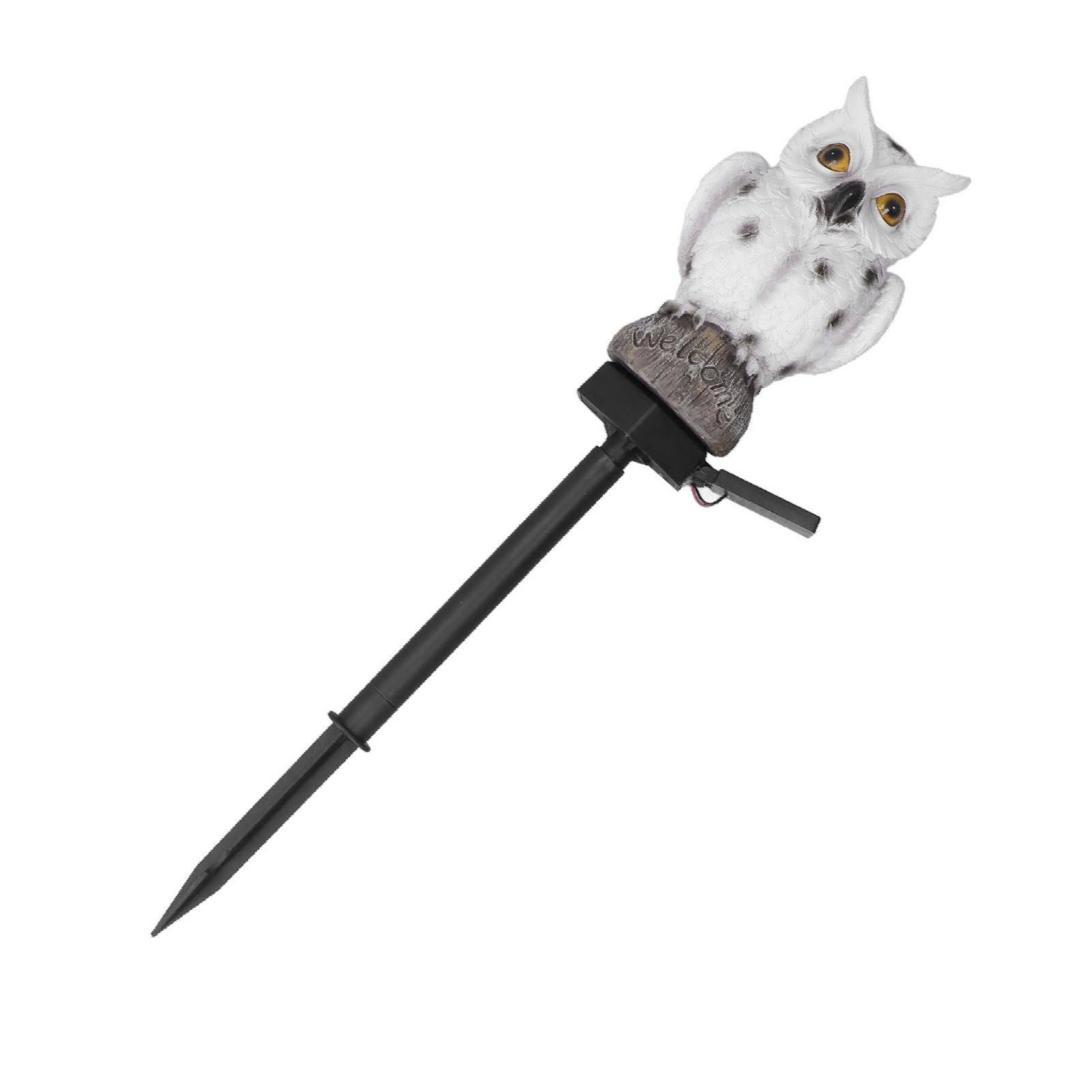 Solar Pathway Lights Outdoor Solar Garden Lights Owl Design Solar Powered view 6
