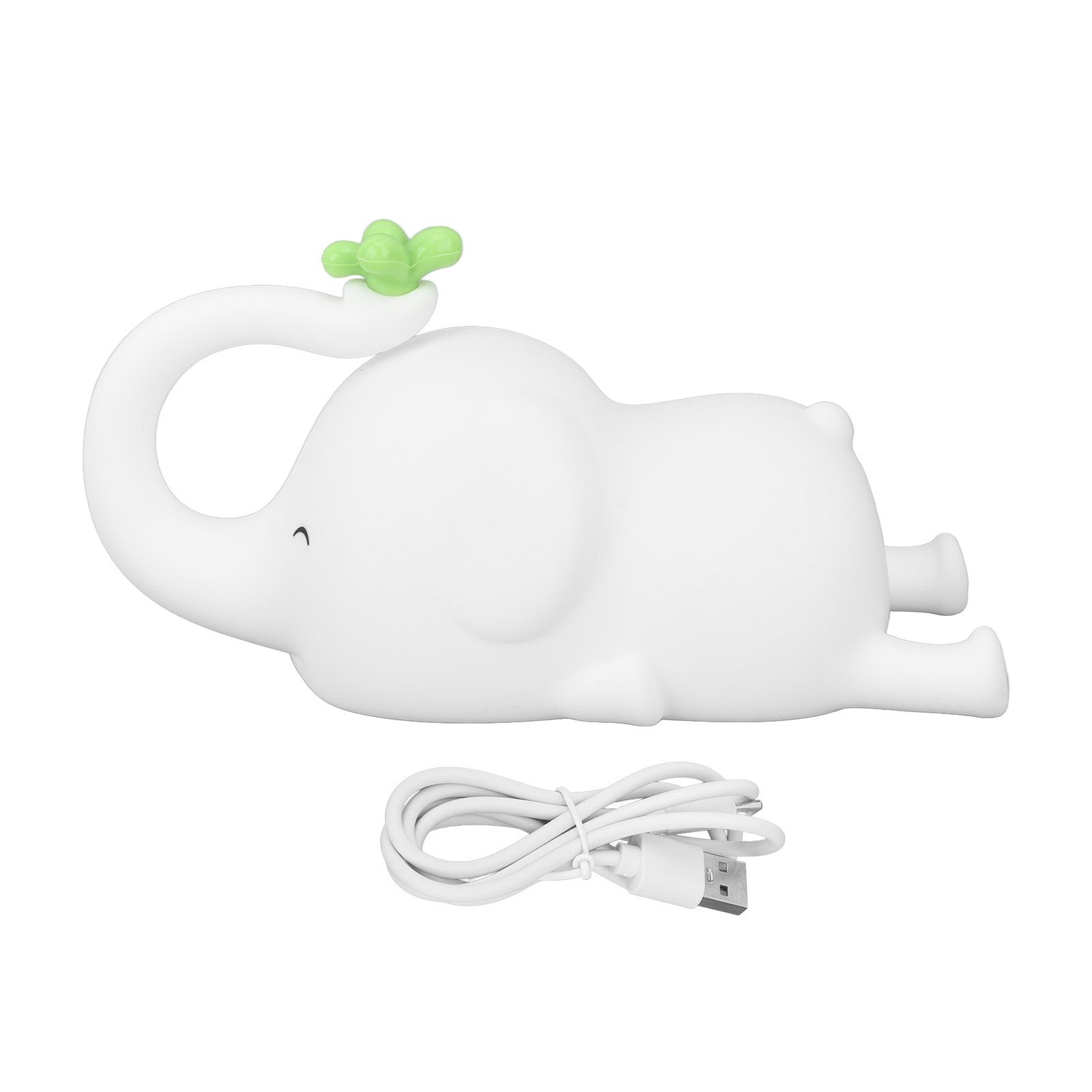 Night Light Silicon Elephant Nursery Night Lights 3 Brightness USB Timing