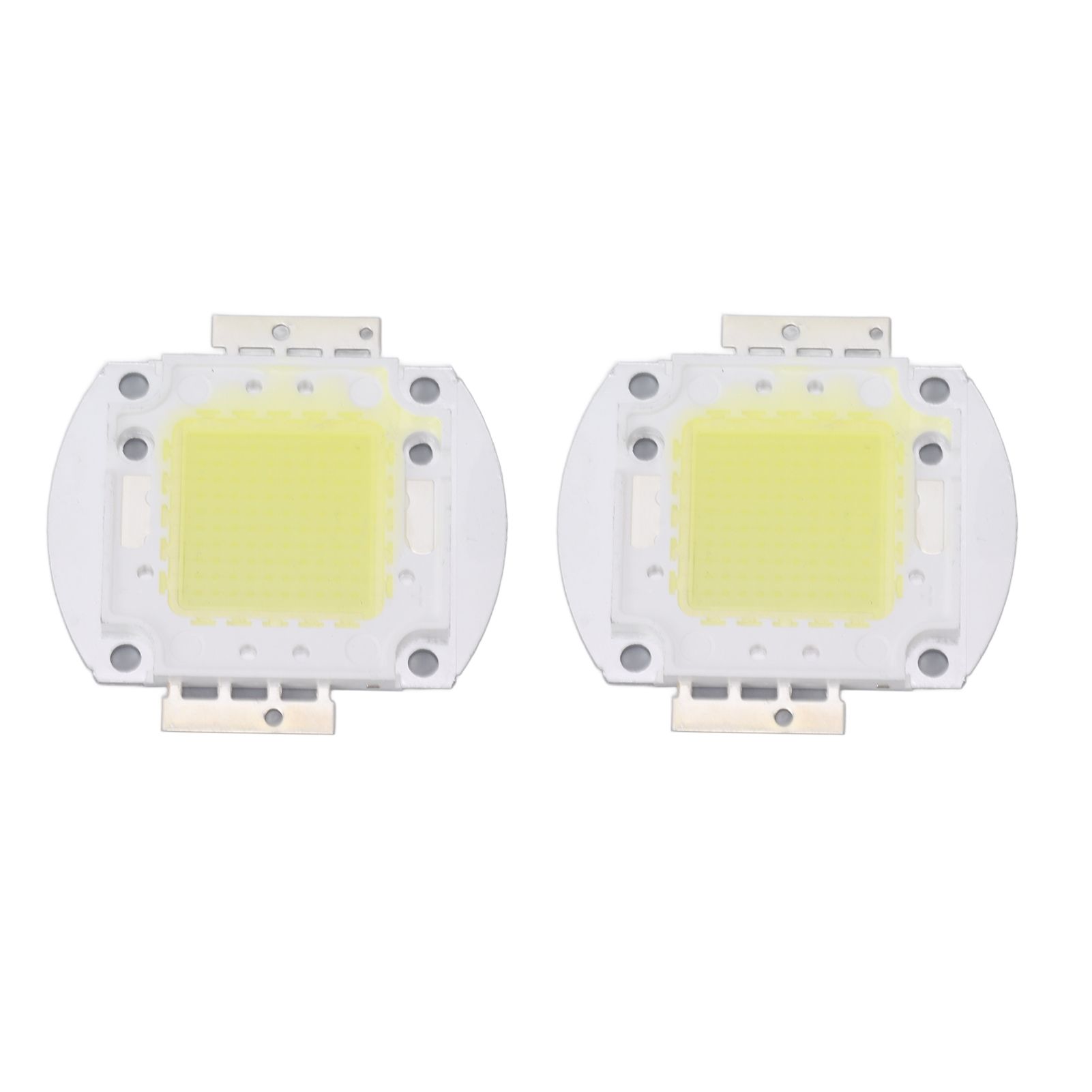 2pcs Round LED Chip 100W High Power LED Chip White Light 9600LM 6000K LED