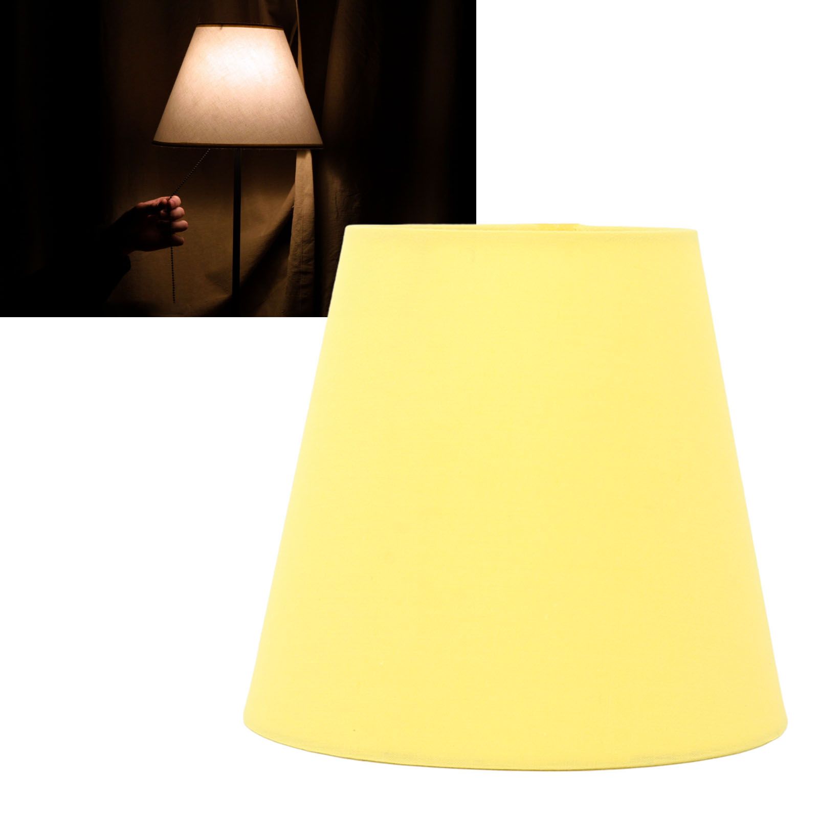 3pcs Cloth Fabric Lampshade Innovative E14 Intervention Type Modern Fabric view 11