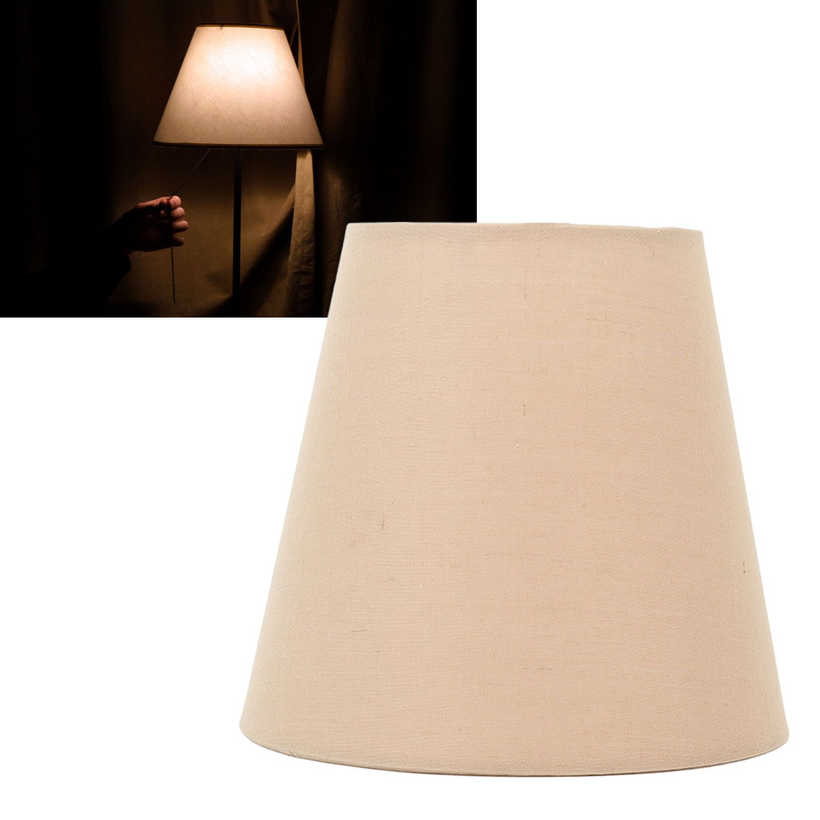 3pcs Cloth Fabric Lampshade Innovative E14 Intervention Type Modern Fabric view 11