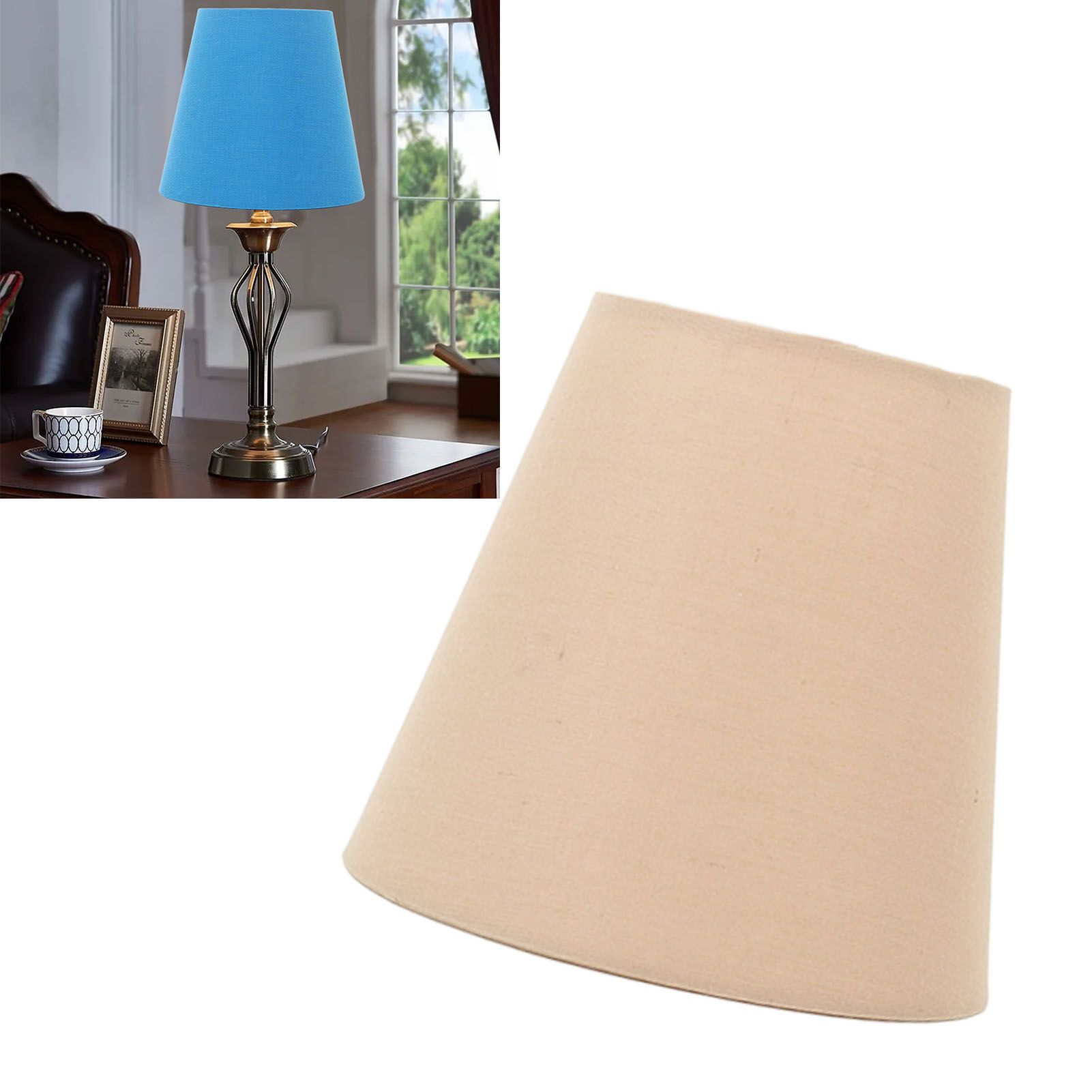 3pcs Cloth Fabric Lampshade Innovative E14 Intervention Type Modern Fabric view 12