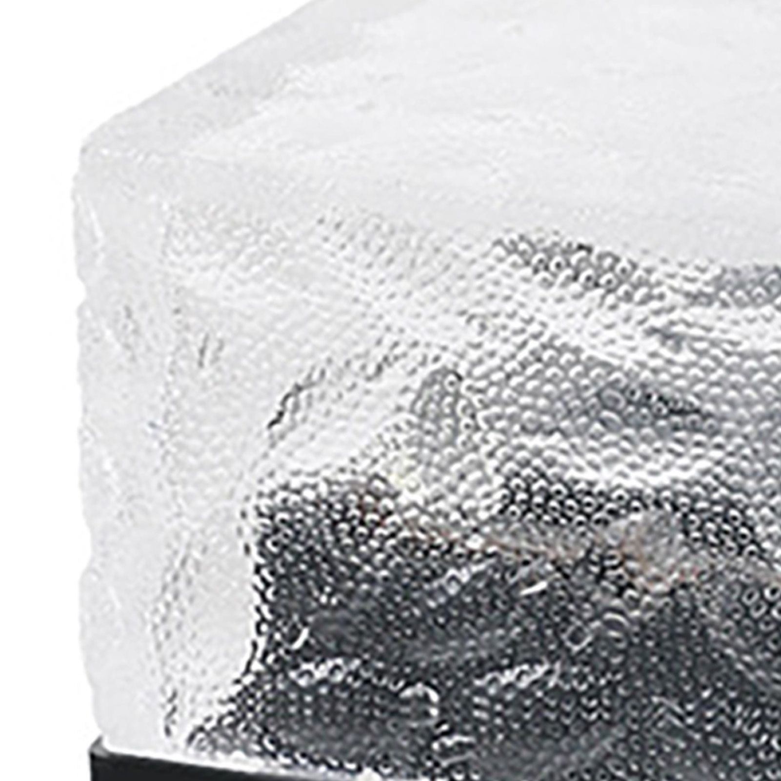 Solar Glass Brick Light ABS LED Waterproof In Ground Buried Ice Brick view 12