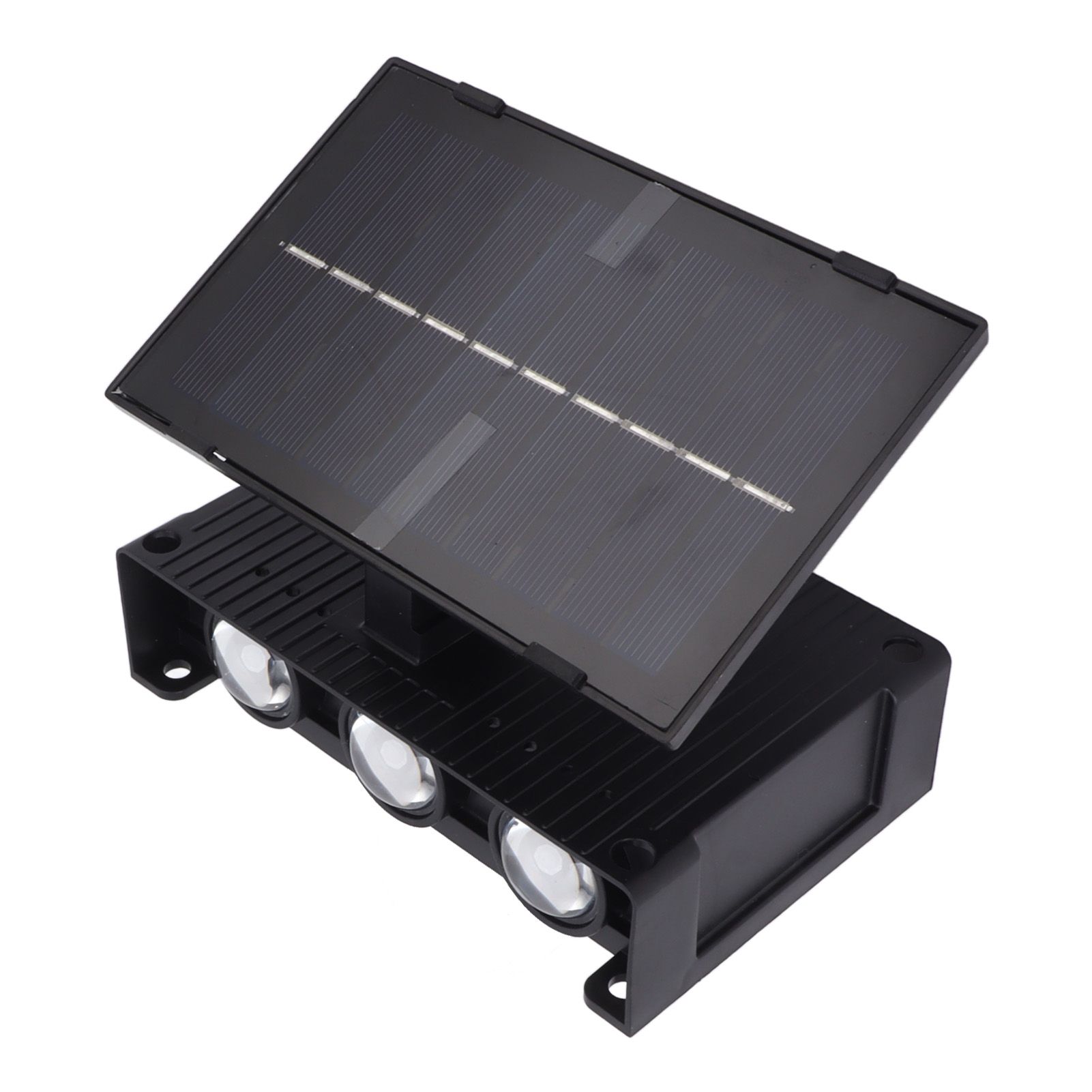 Solar Outdoor Lights Waterproof 6 LED Bulbs Ambient Outdoor Wall Lamp for view 6