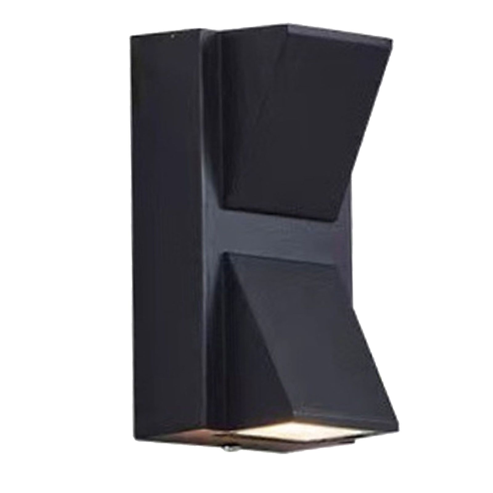 Outdoor Wall Light Plastic Housings Dual Head Exterior Wall Lamp with Up and view 2