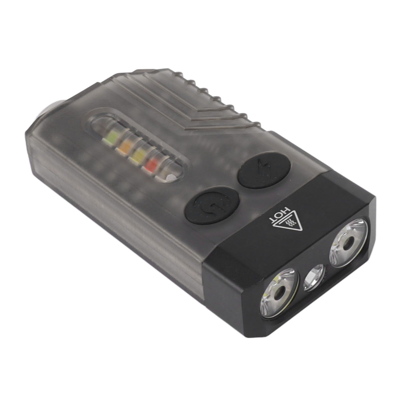Mini Flashlight Portable Rechargeable Buzzer Alarm Keychain Light for Camping view 3